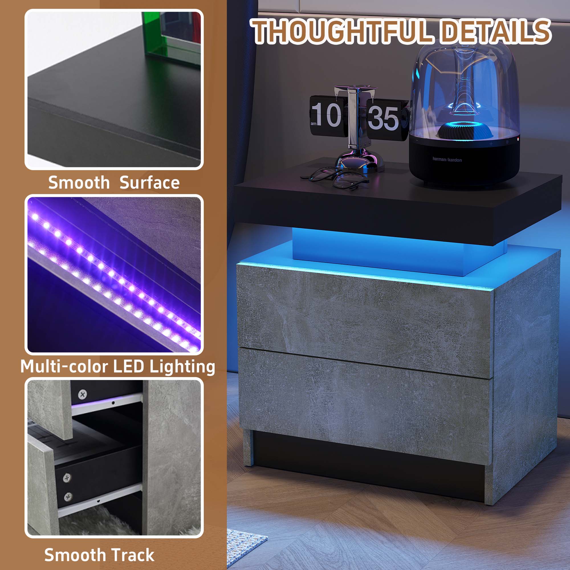 Sunrinx MG9-ND-6 nightstands - View #6