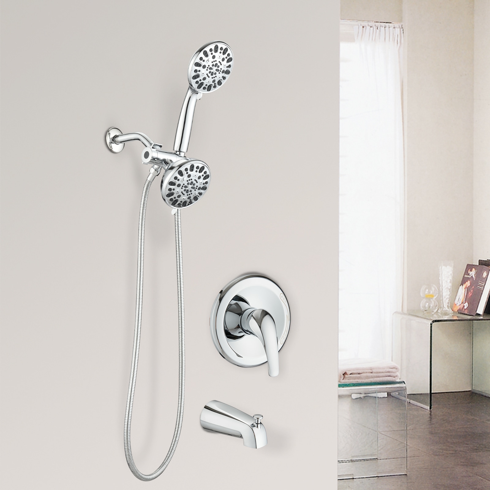 GRANDJOY SGF10GJ-59-BL10 Showerhead-Bar-Panels - View #2