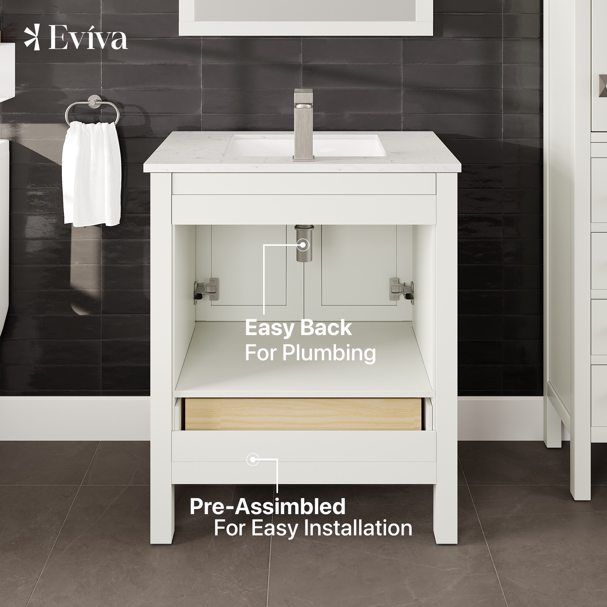 Eviva TVN414-30X18WH-Q Bath-Vanity-Combo - View #6