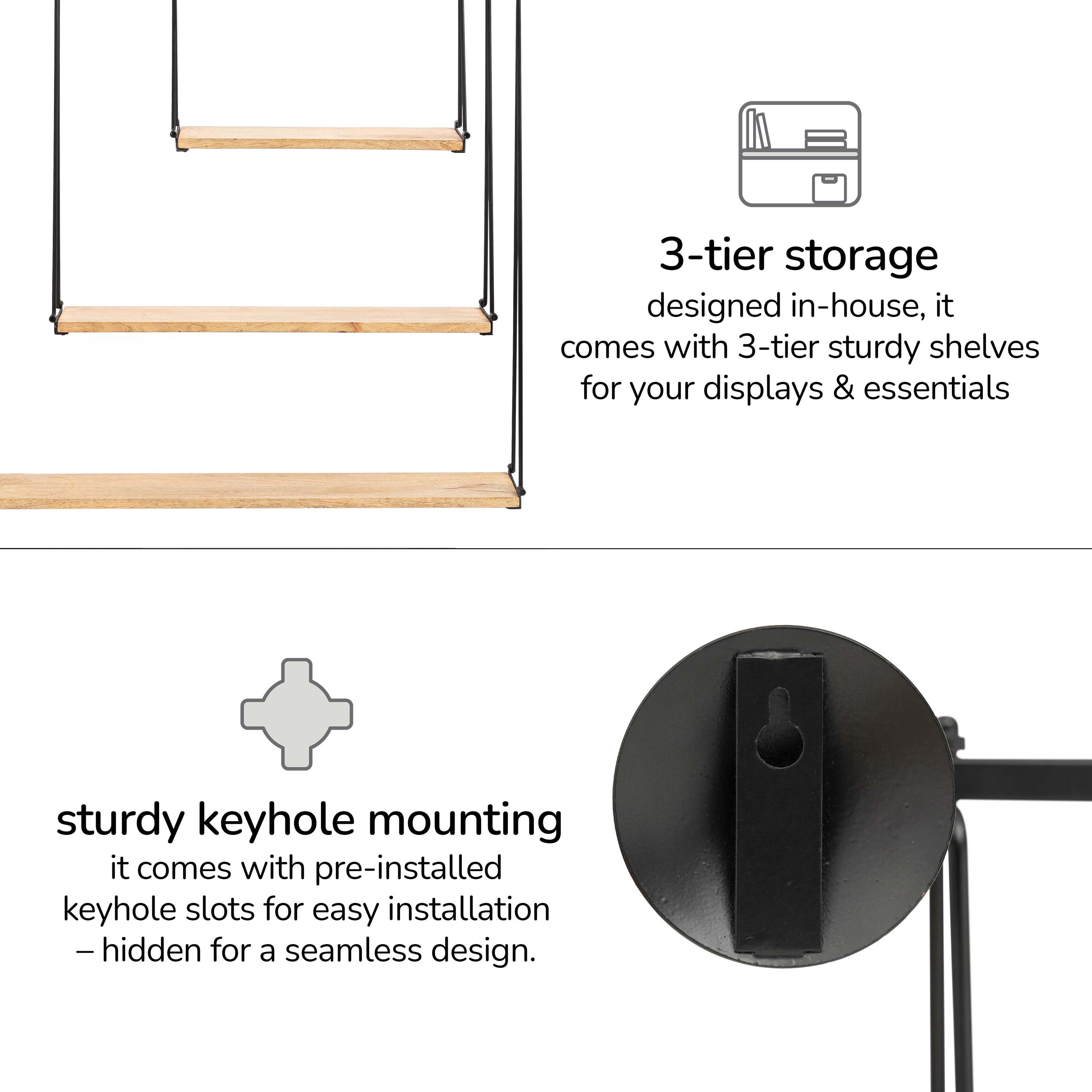 MH LONDON MH-ST-114 Wall-Mounted-Shelving - View #5
