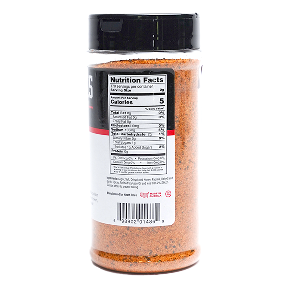  Heath Riles BBQ Pecan Rub Seasoning, Champion