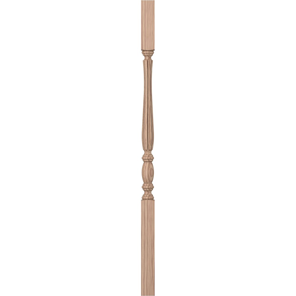 L.J. Smith Stair Systems LJF-2105-HK 38 38-in x 1.75-in Unfinished Hickory Square Top Stair Baluster