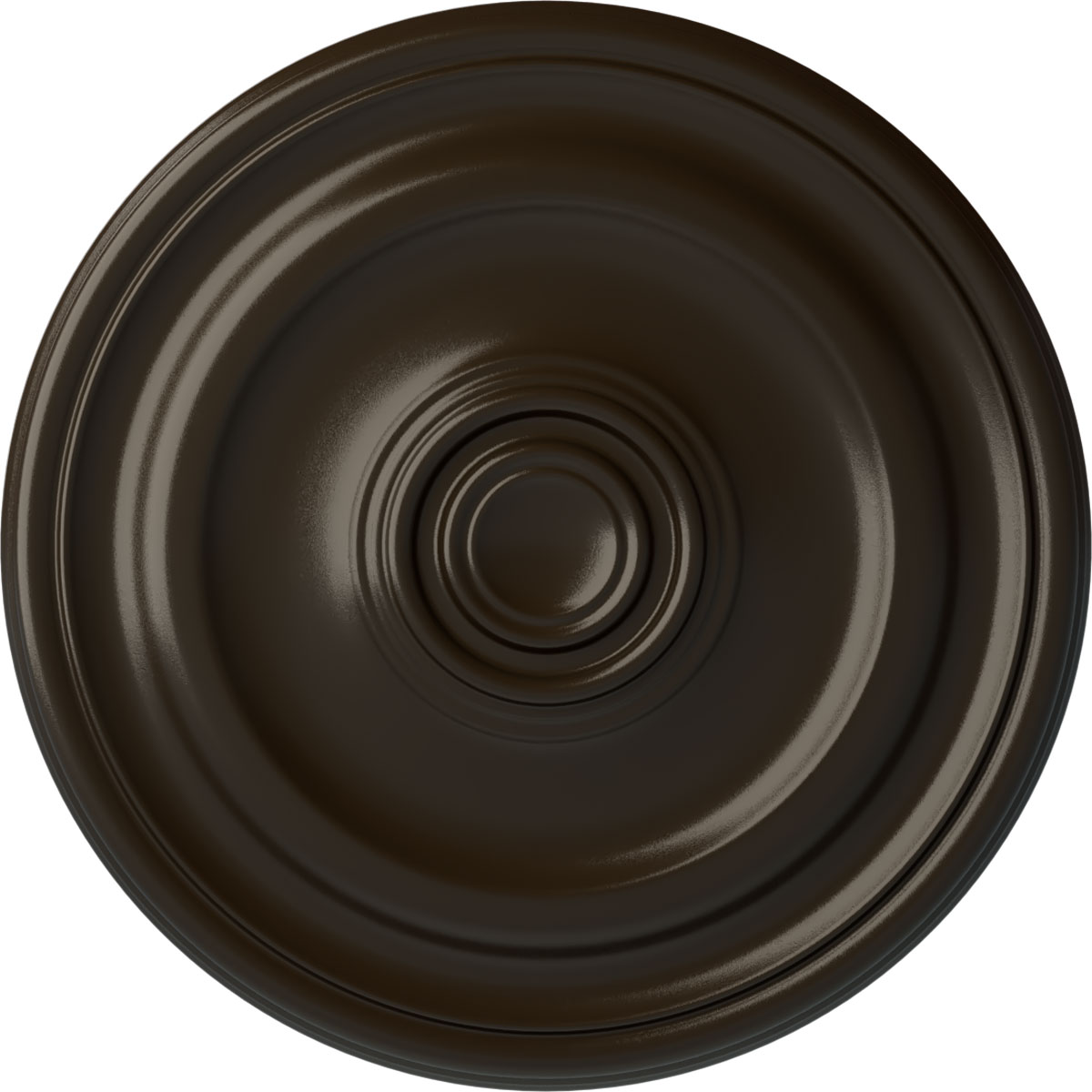 Ekena Millwork CM15DESHF Devon 15.75-in W x 15.75-in L Painted Stone Hearth Polyurethane Whole Ceiling Medallion