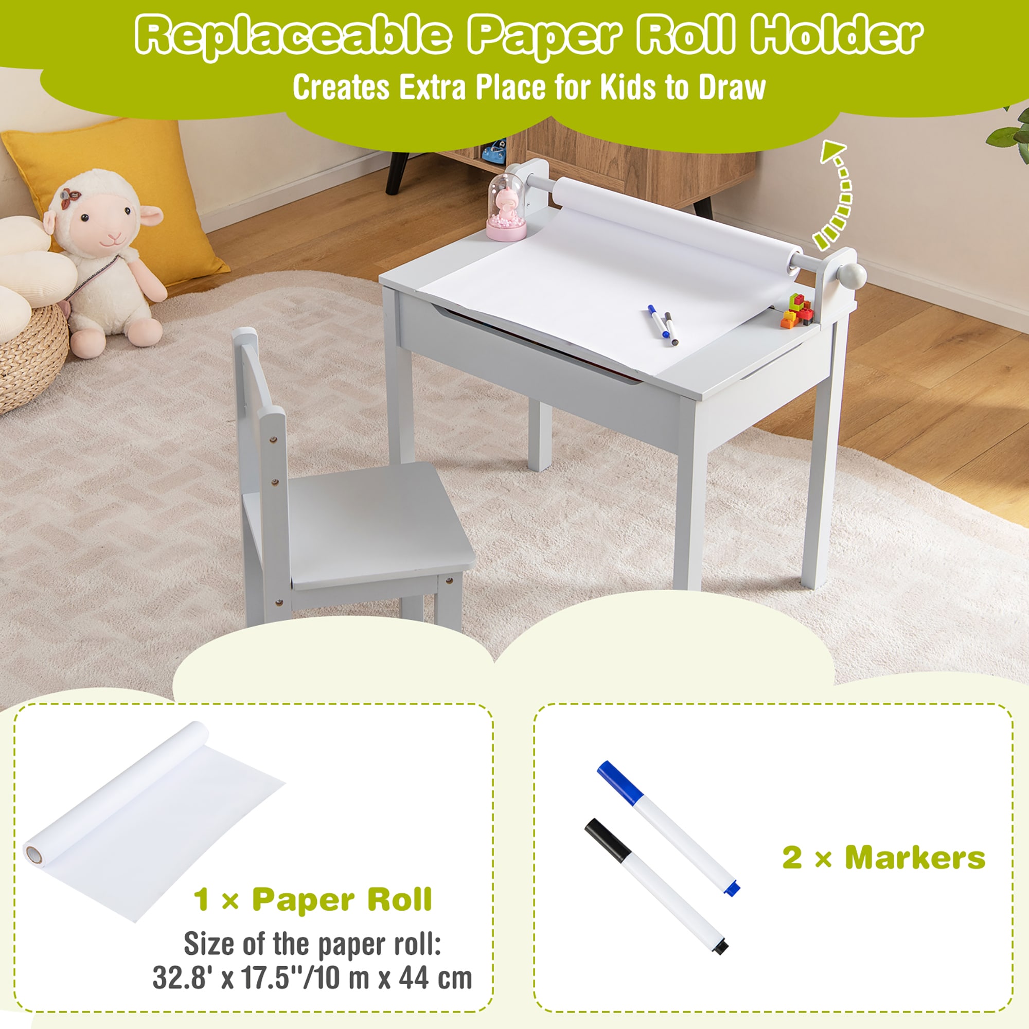 Goplus LWS00310 Kids-Play-Tables - View #7