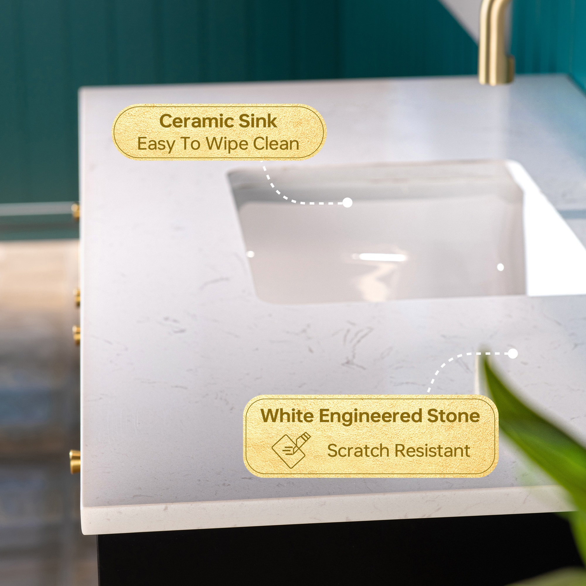 Woodbridge LVT1482 Bath-Vanity-Combo - View #4