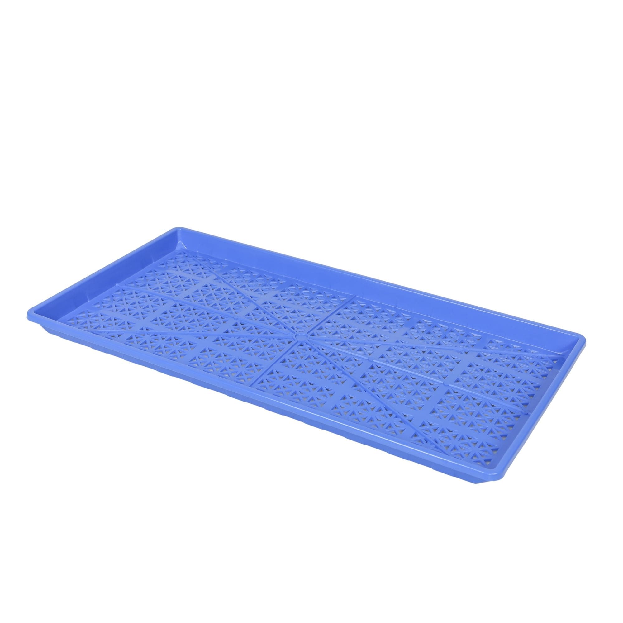 SunPack - 10in x 20in Heavy Duty Mesh Plastic Seed Starting Tray- Blue- 1in
