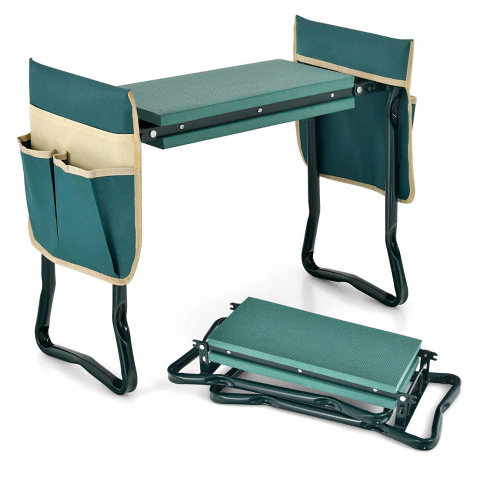 BABOOM BOM-4119556-OR Green 23-Inches x 11-Inches Foam Kneeling Pad
