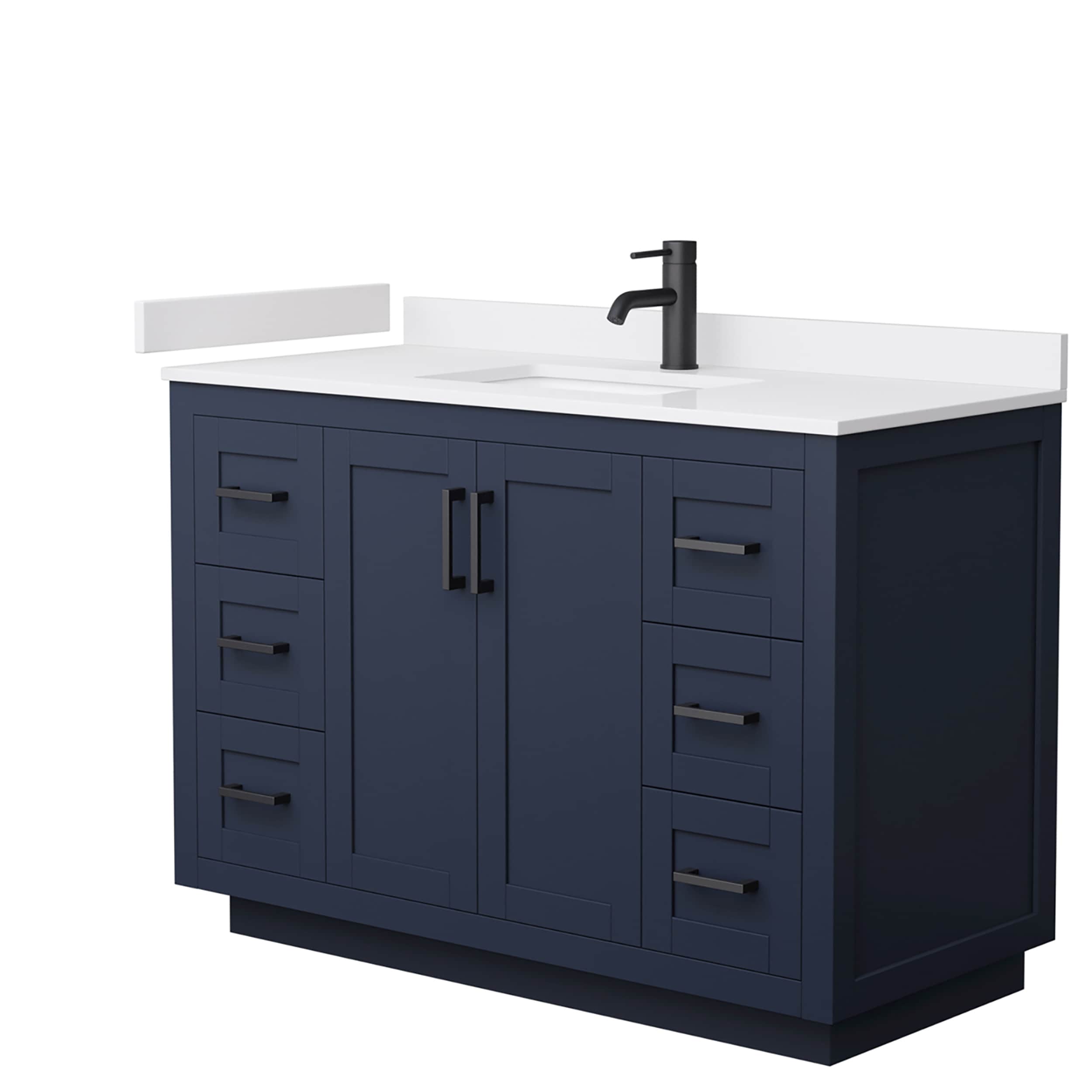 Wyndham Collection WCF292948SBBWCUNSMXX Bath-Vanity-Combo - View #2