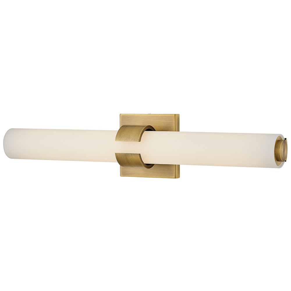 Hinkley 53062LCB Aiden 22.75-in 2 -Light Brushed Brass Integrated LED Modern/contemporary Vanity light bar