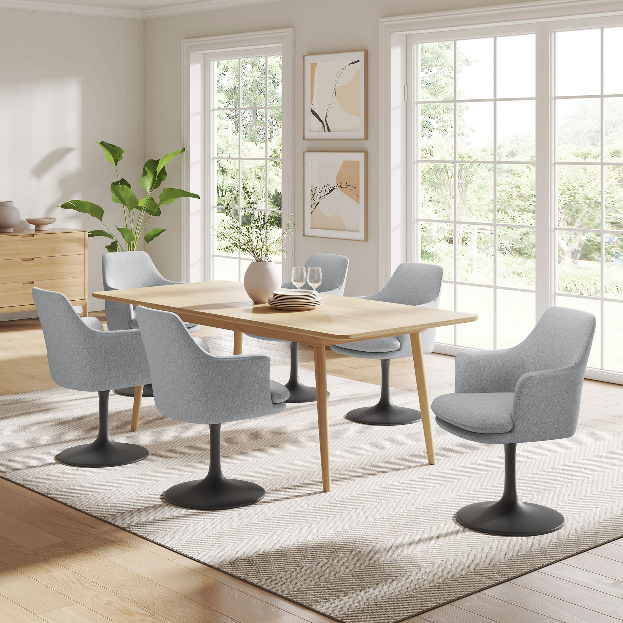 Modway EEI-6956-BLK-HLG Dining-Chairs - View #9