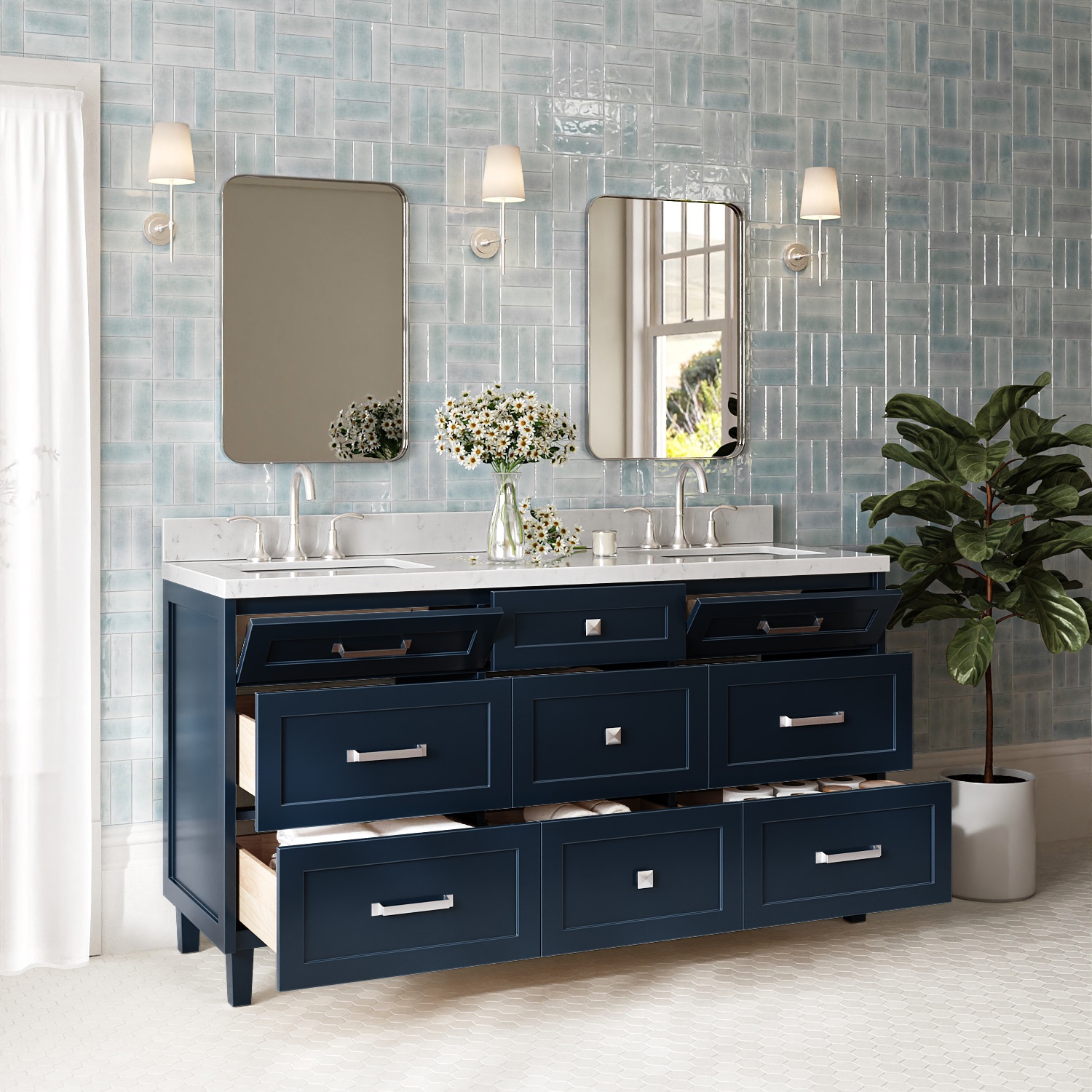 ARIEL B66DCQRVOMNB Bath-Vanity-Combo - View #3