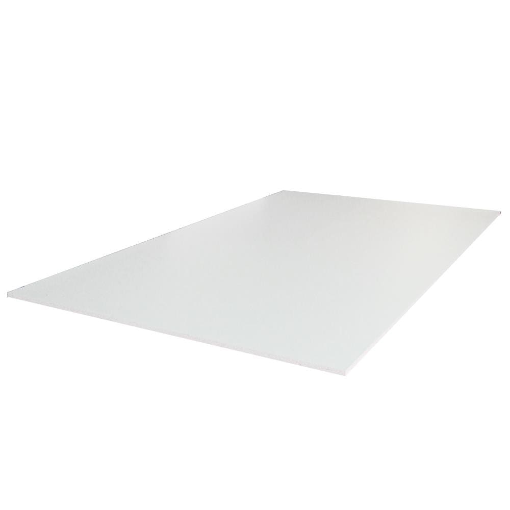 10 Square Masonite Board - White