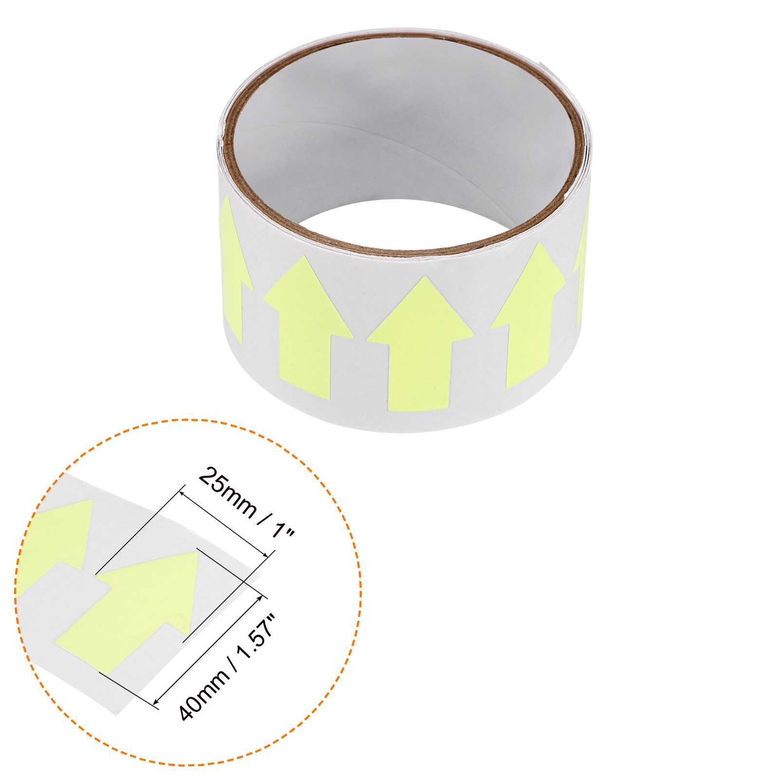 PATIKIL Glow in the Dark Tape 1 Roll Directional Arrows Fluorescent ...