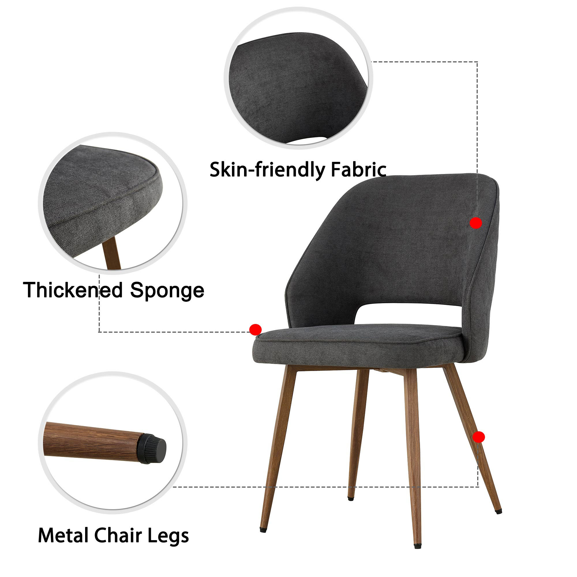 CASAINC WF-SD10596PK chairs - View #5