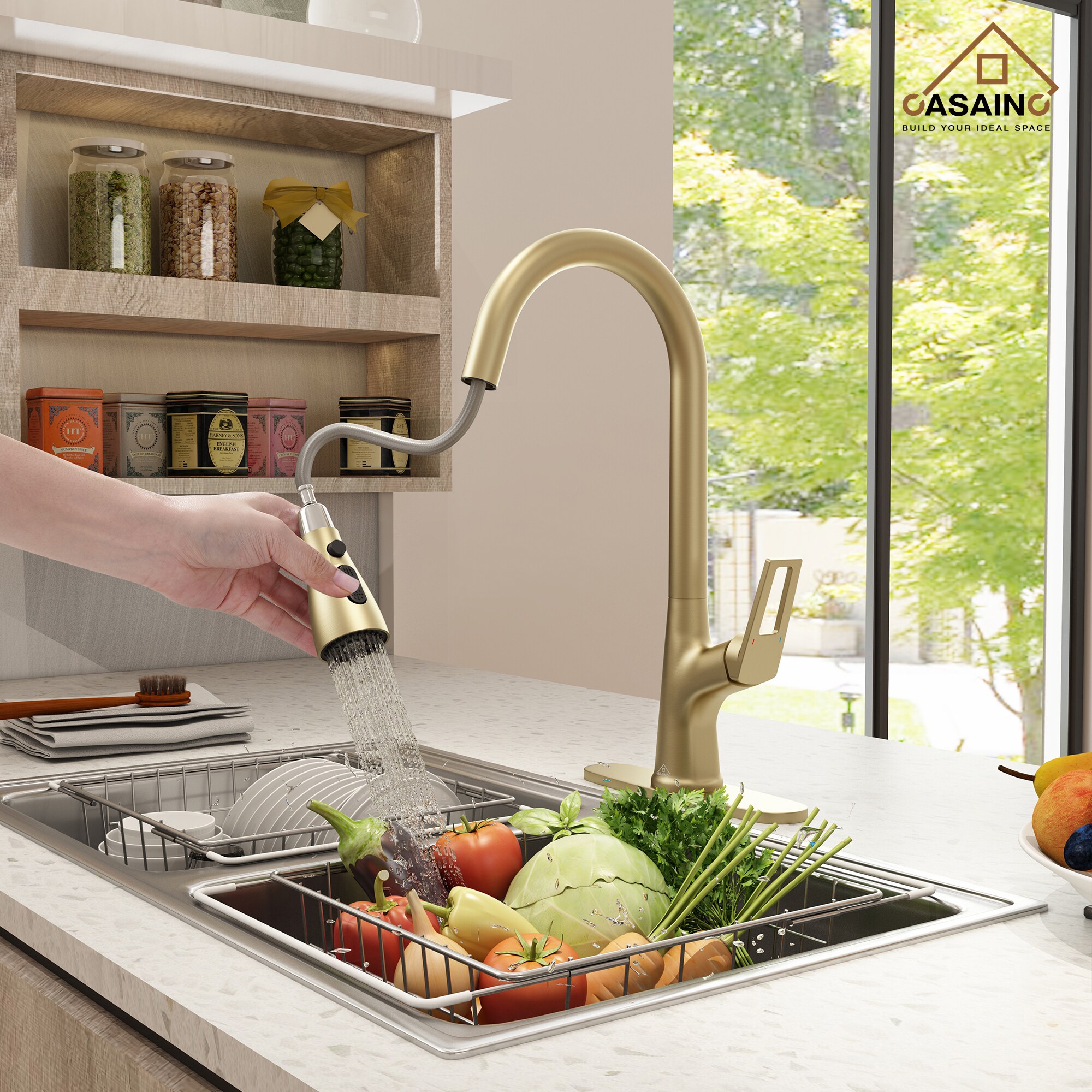 CASAINC CA-D4175-BG Kitchen-Faucets - View #4