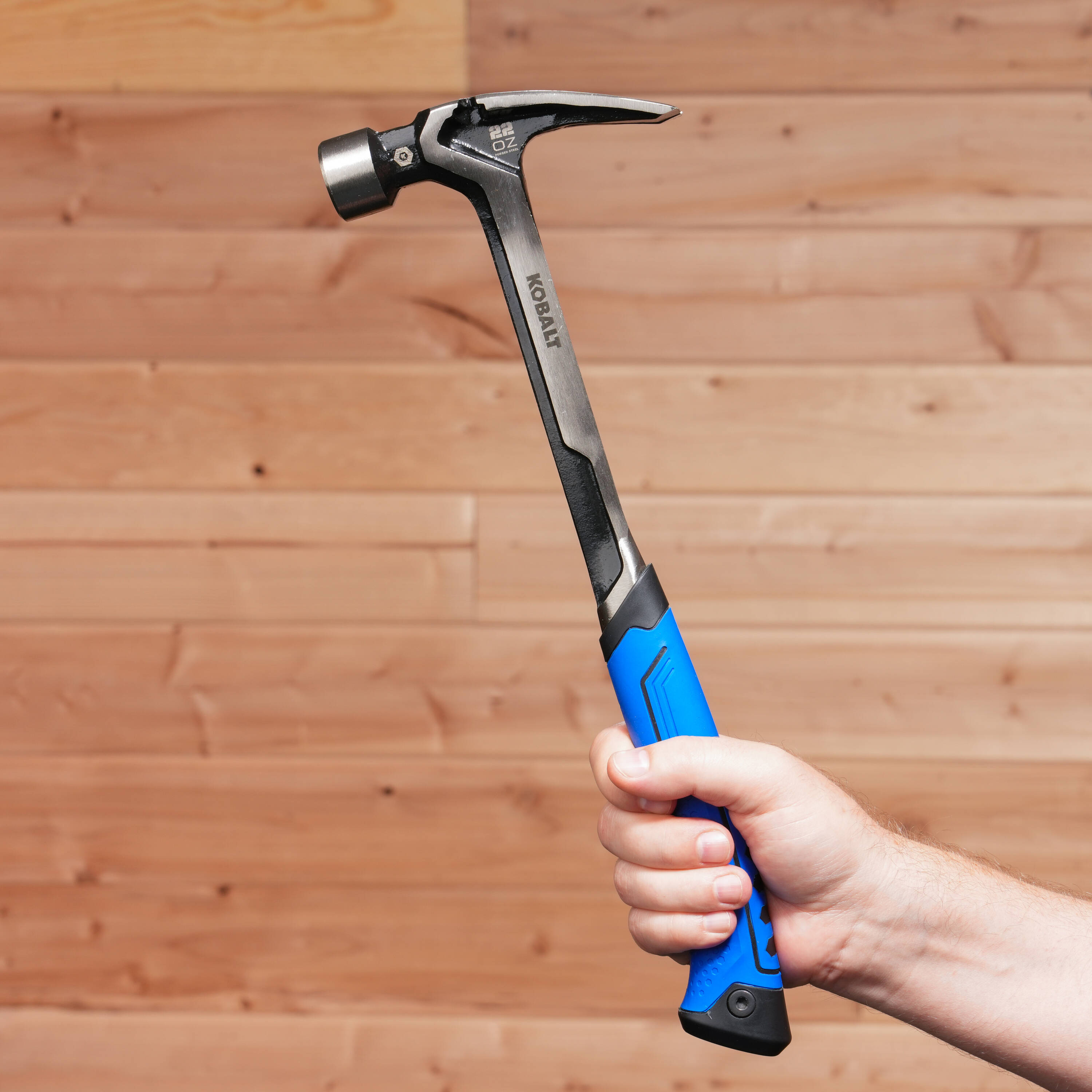 Kobalt 22-oz Smooth Face Steel Head Steel Claw Hammer 66083