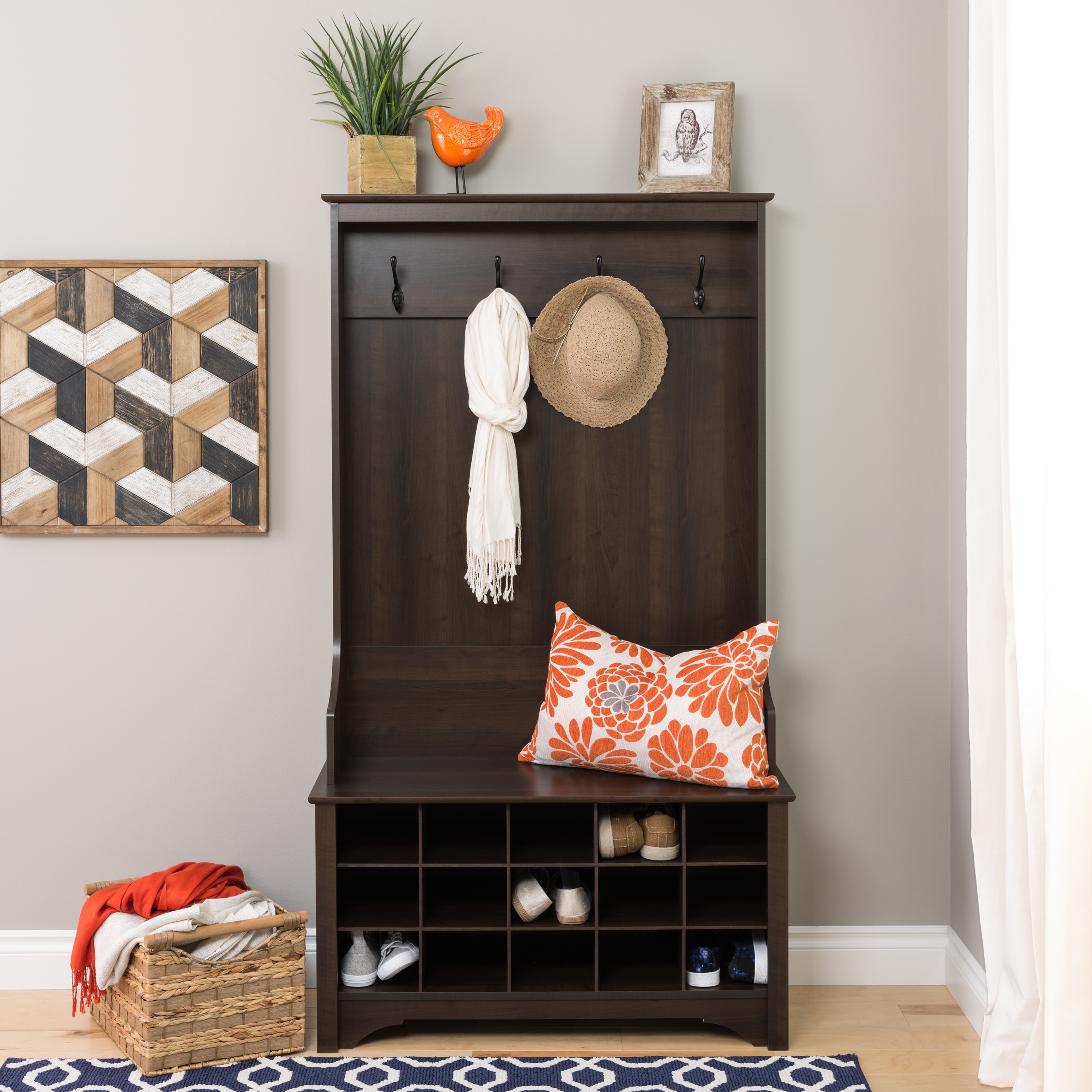 Mudroom bench deals lowes