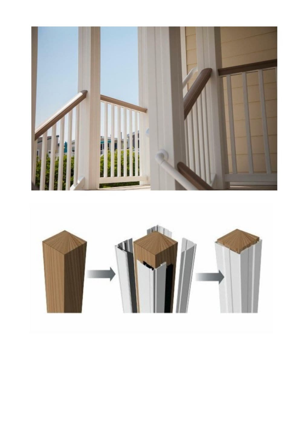 Capital Railing VAPSTWRAP4410W-B Fence-Hardware - View #4