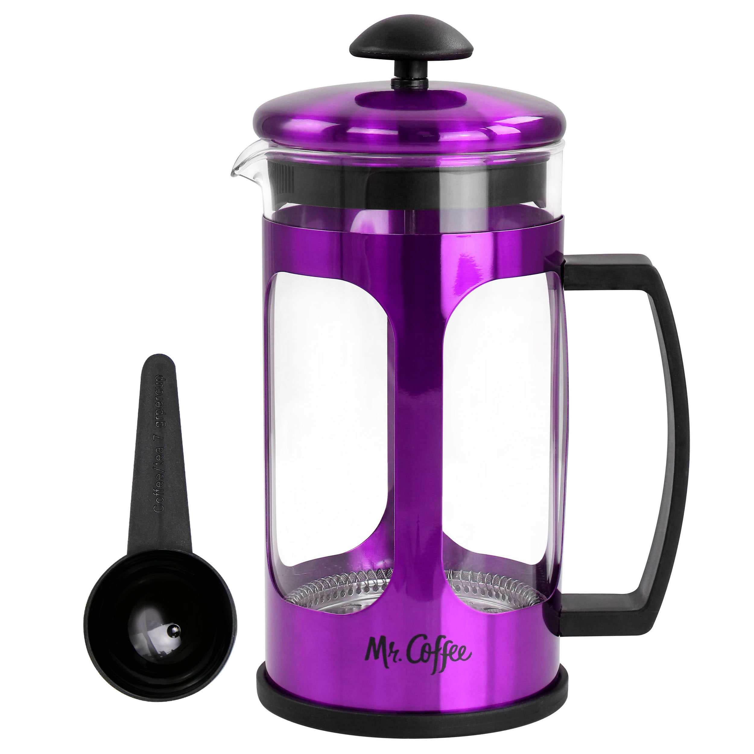 Mr. Coffee 3-Cup Purple Residential French Press in the Coffee Makers  department at
