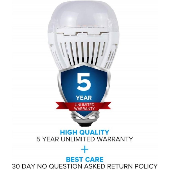 Used SANSI LED Light Bulbs Ceiling Fans 100 Watt Equiv 4-Pack 3000K E26 13W 