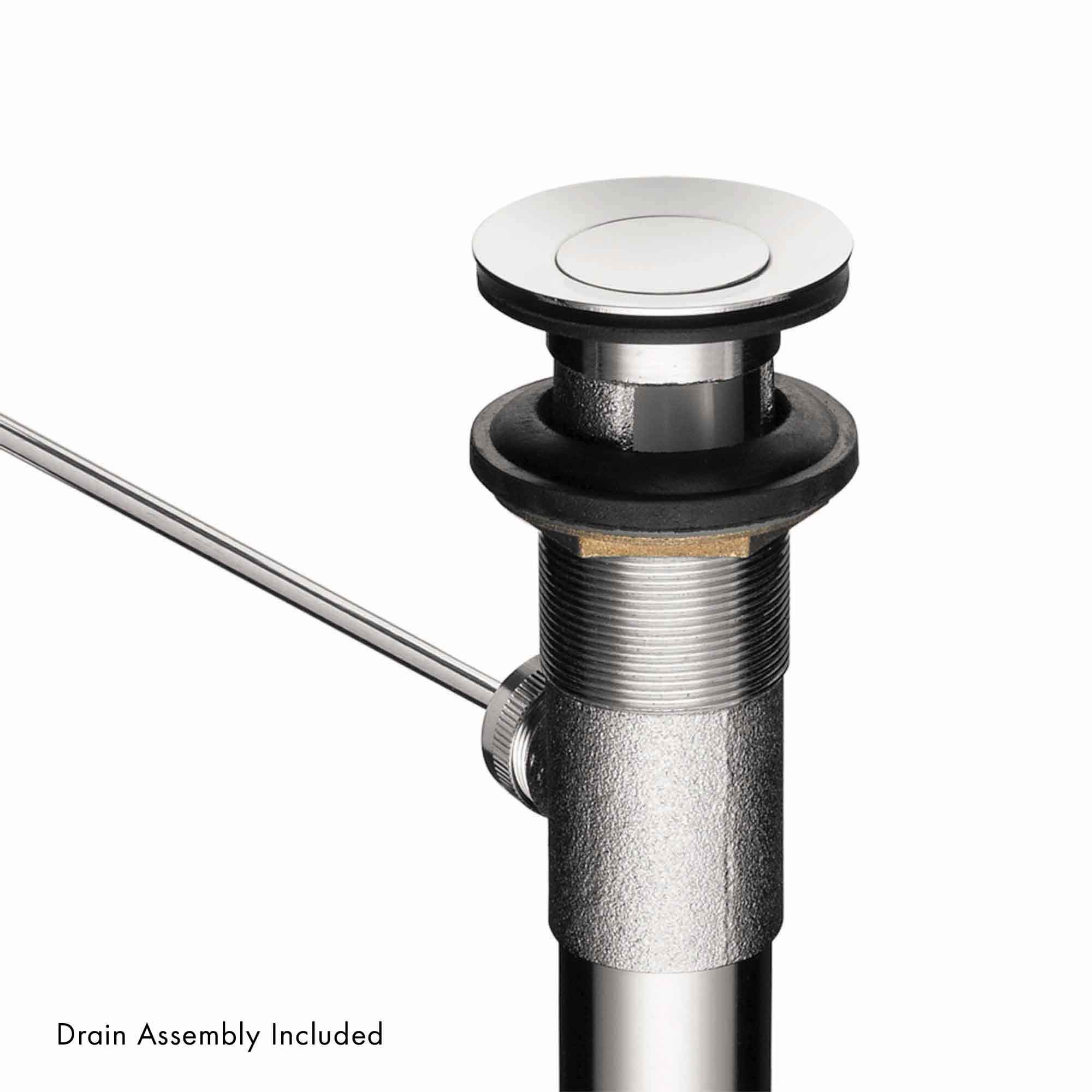 Elegant Polished Nickel Single-Hole Vessel Faucet in Brushed Bronze
