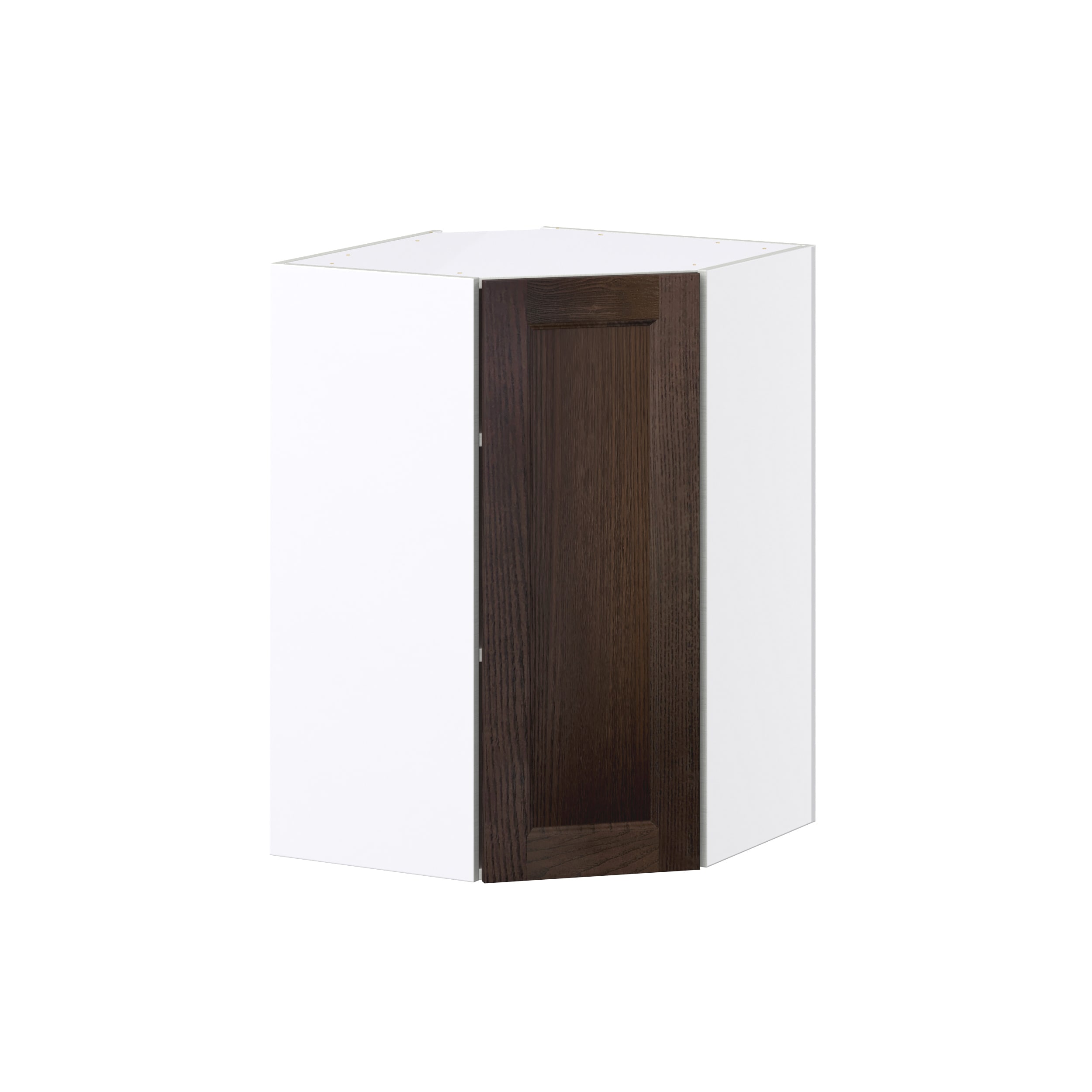 Hugo&Borg DSWA2435(L/R)-MO Montclaire 24-in W x 35-in H x 14-in D Wood Diagonal Diagonal Corner wall Fully assembled Cabinet (Recessed Panel Shaker)