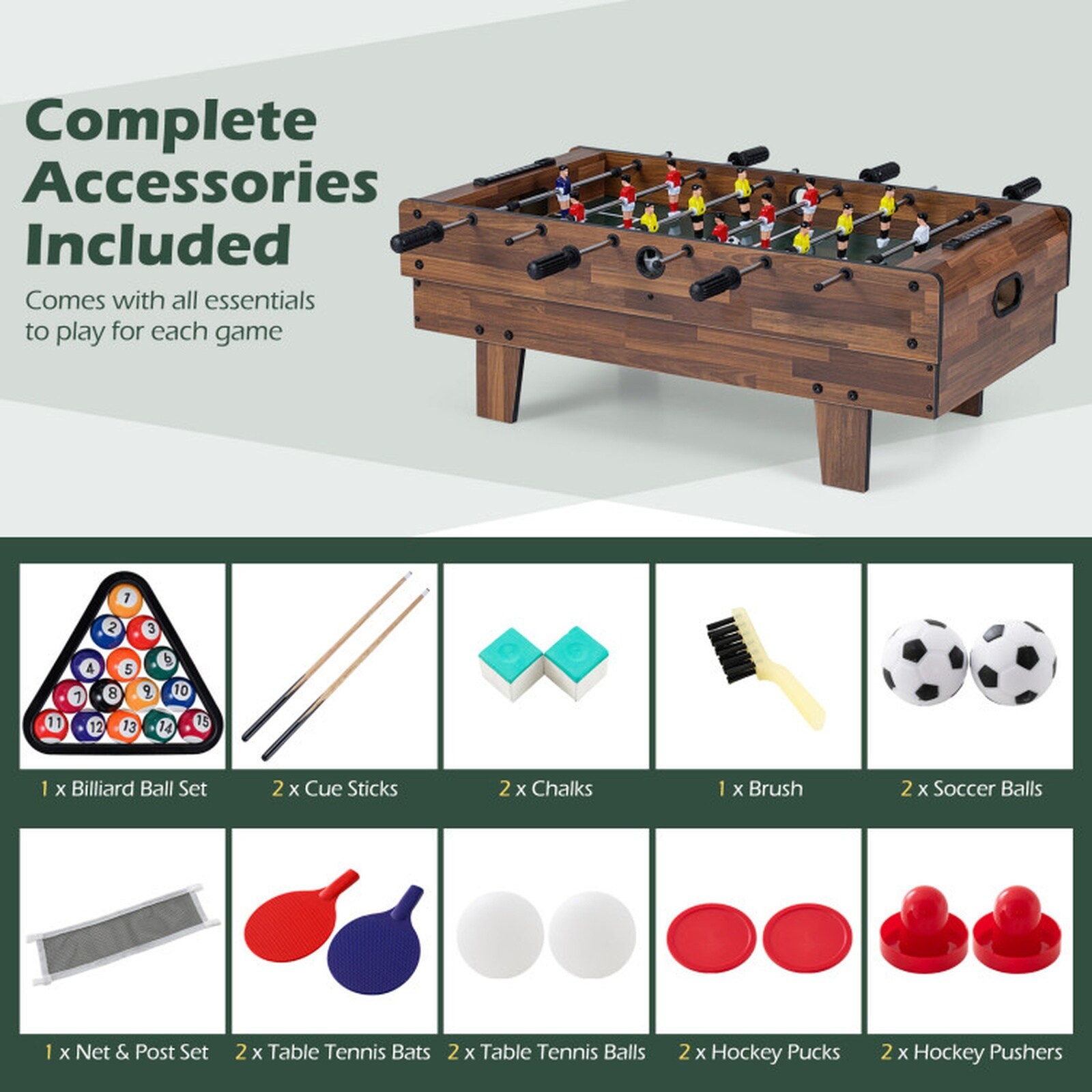 SUGIFT LW018SUGHY1683 Multi-Game-Tables - View #4