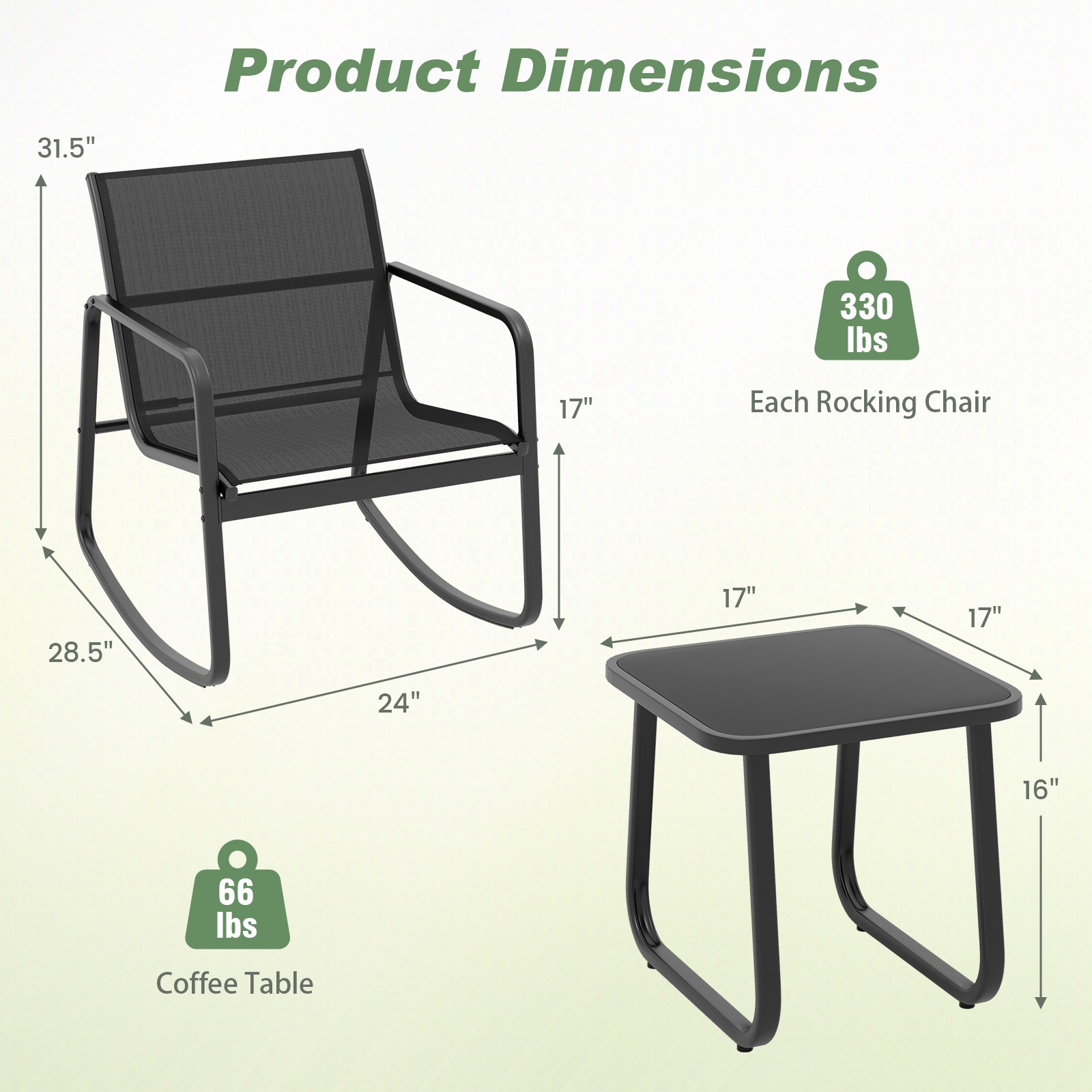 Forclover HBV-11538DK Patio-Conversation-Sets - View #4