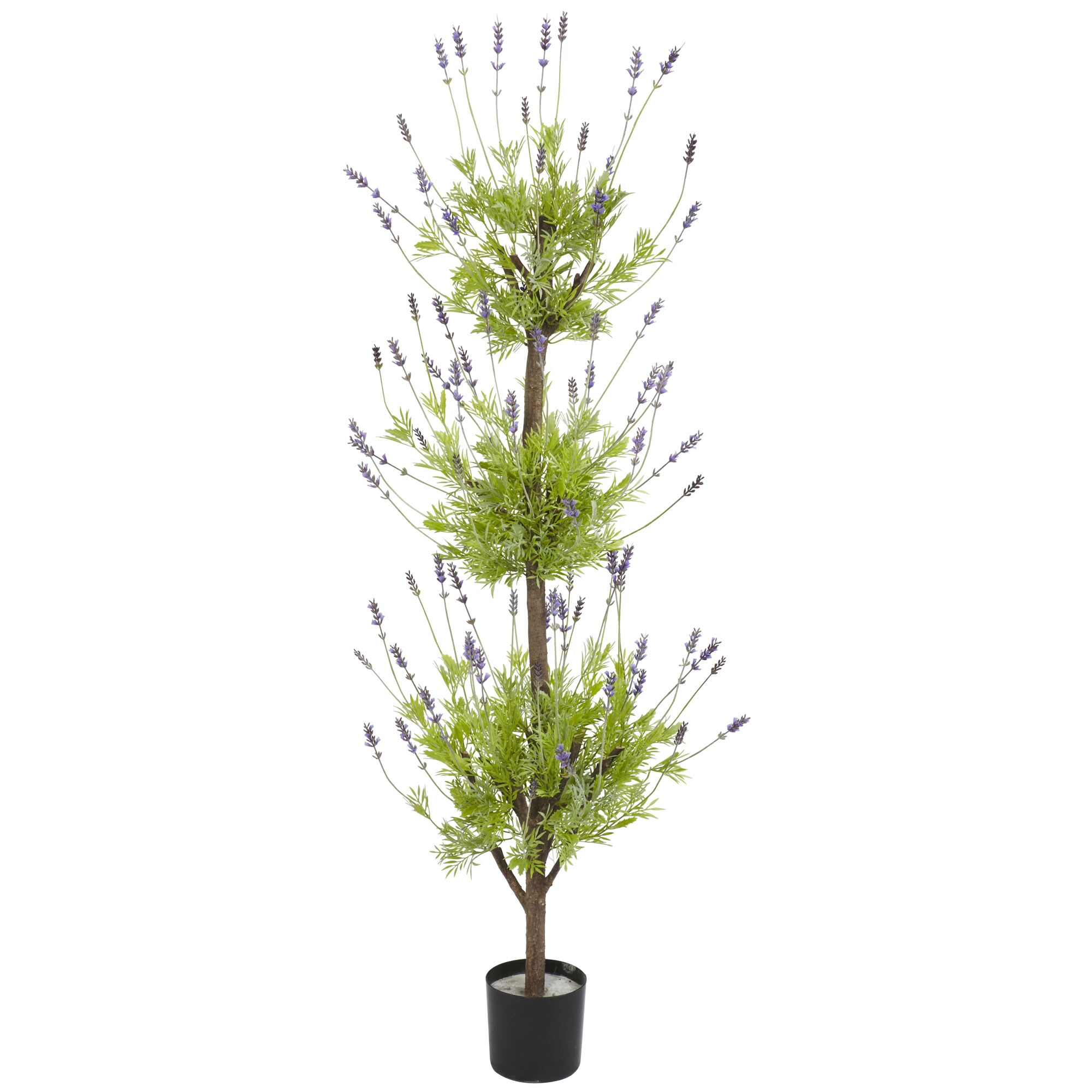 Nearly Natural 5332 48-Inches Lavender Indoor Floor Silk Artificial tree