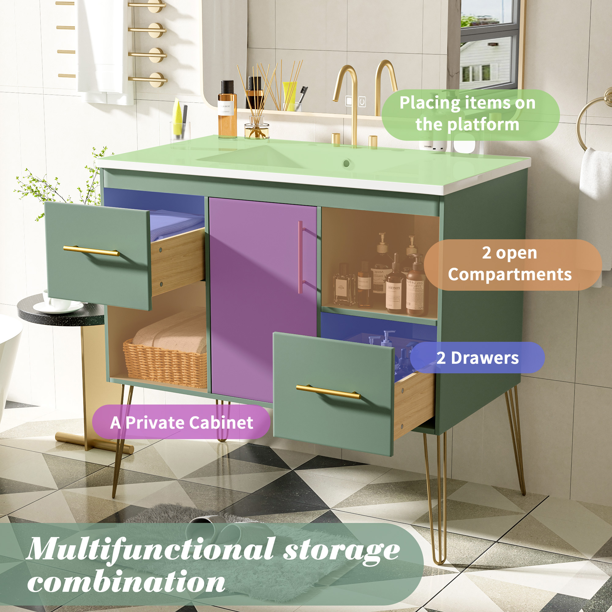 Tatayosi JJ-0S236004F Bath-Vanity-Combo - View #6