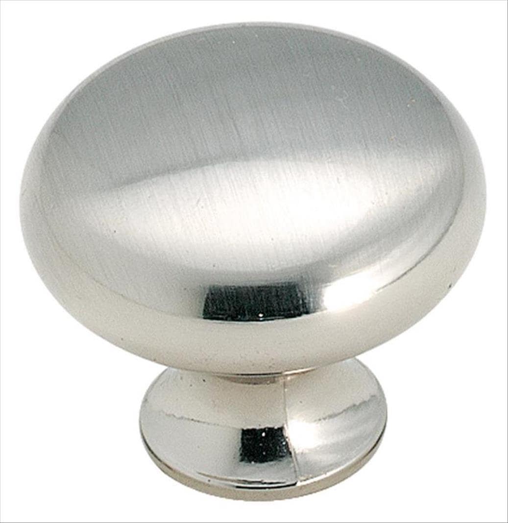 Amerock BP853G9 Anniversary 1-3/16-in Sterling Nickel Round Traditional Cabinet Knob