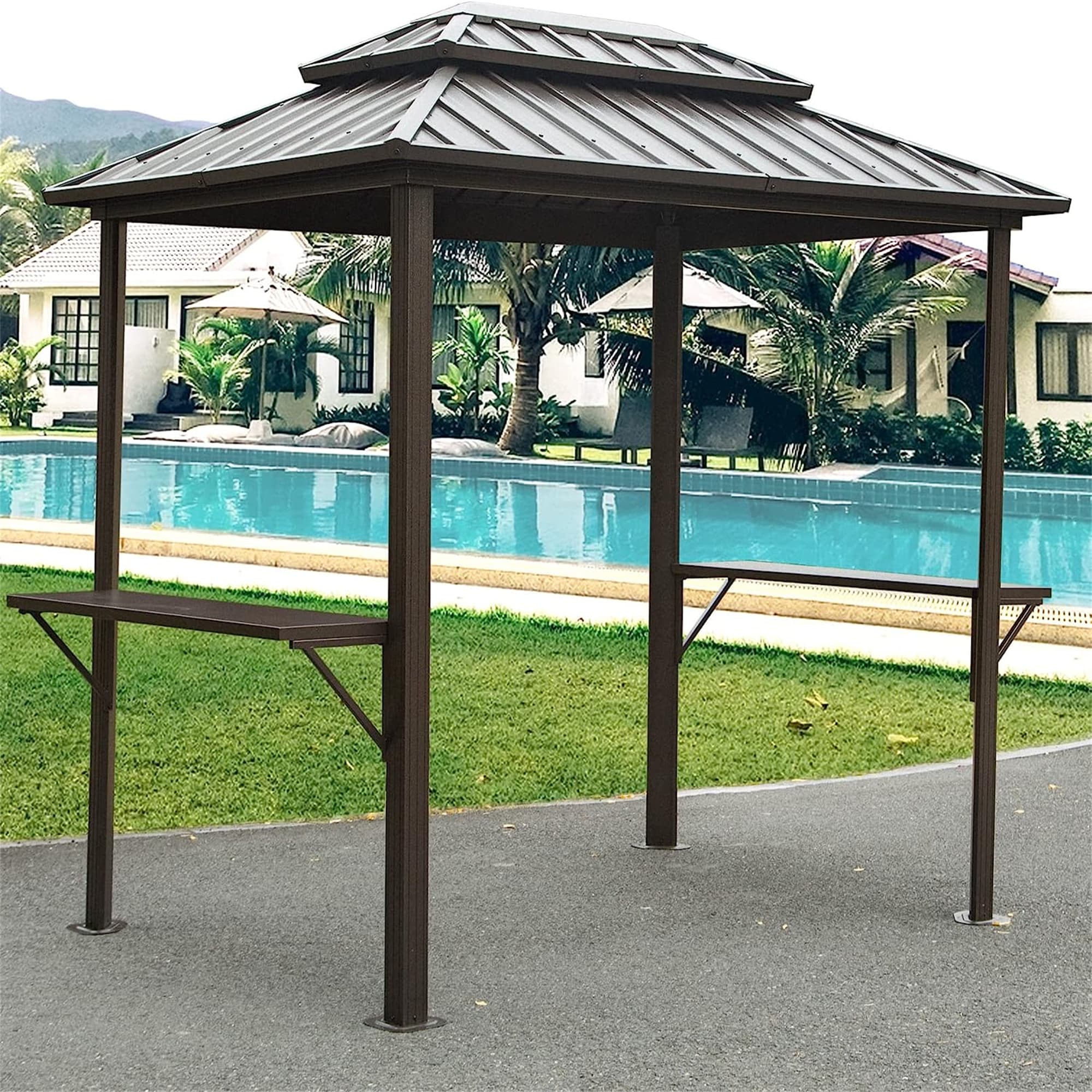 Clihome CL-DOLS038 Wood-Resin-Gazebos - View #2