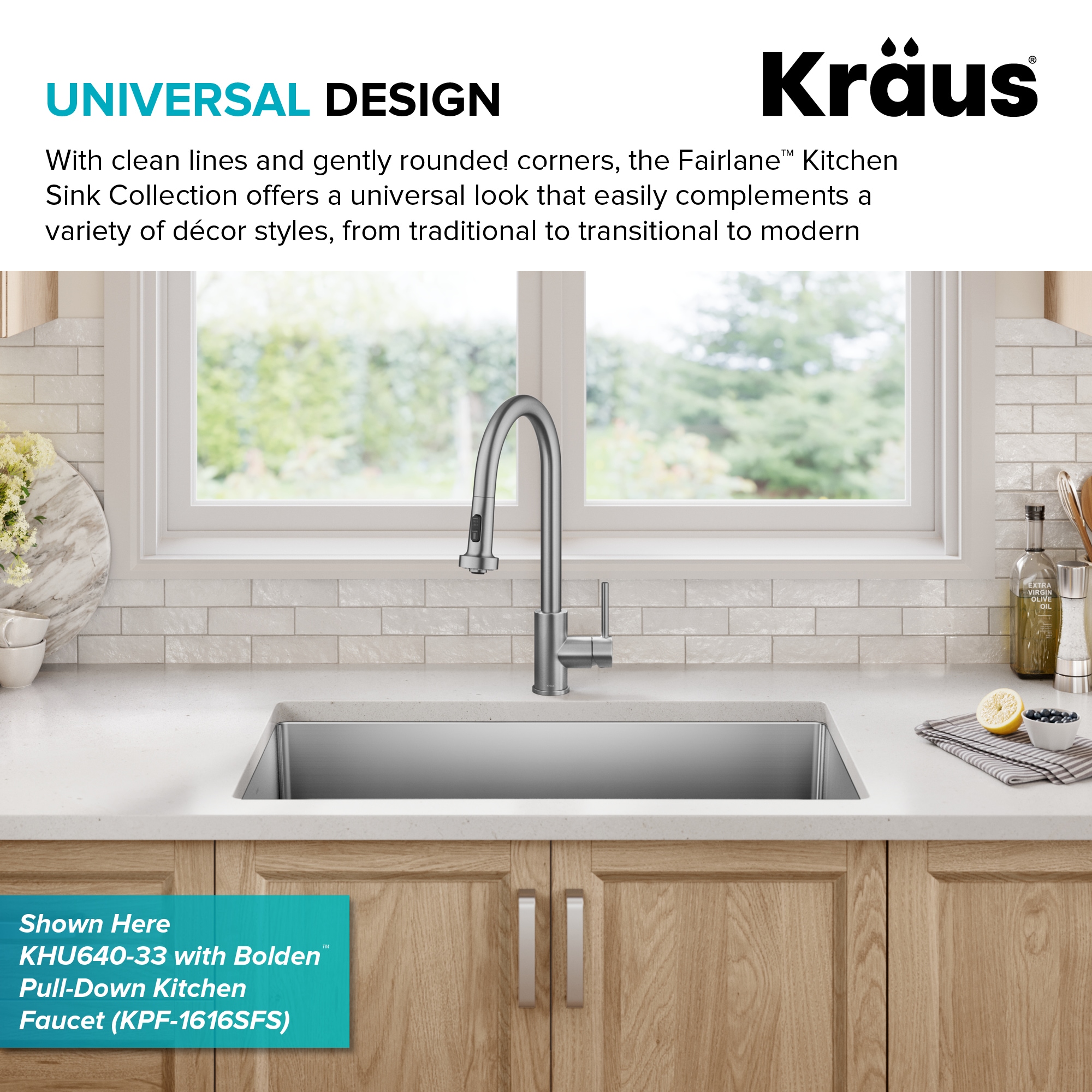 Kraus KHU632-33 Kitchen-Sinks - View #5