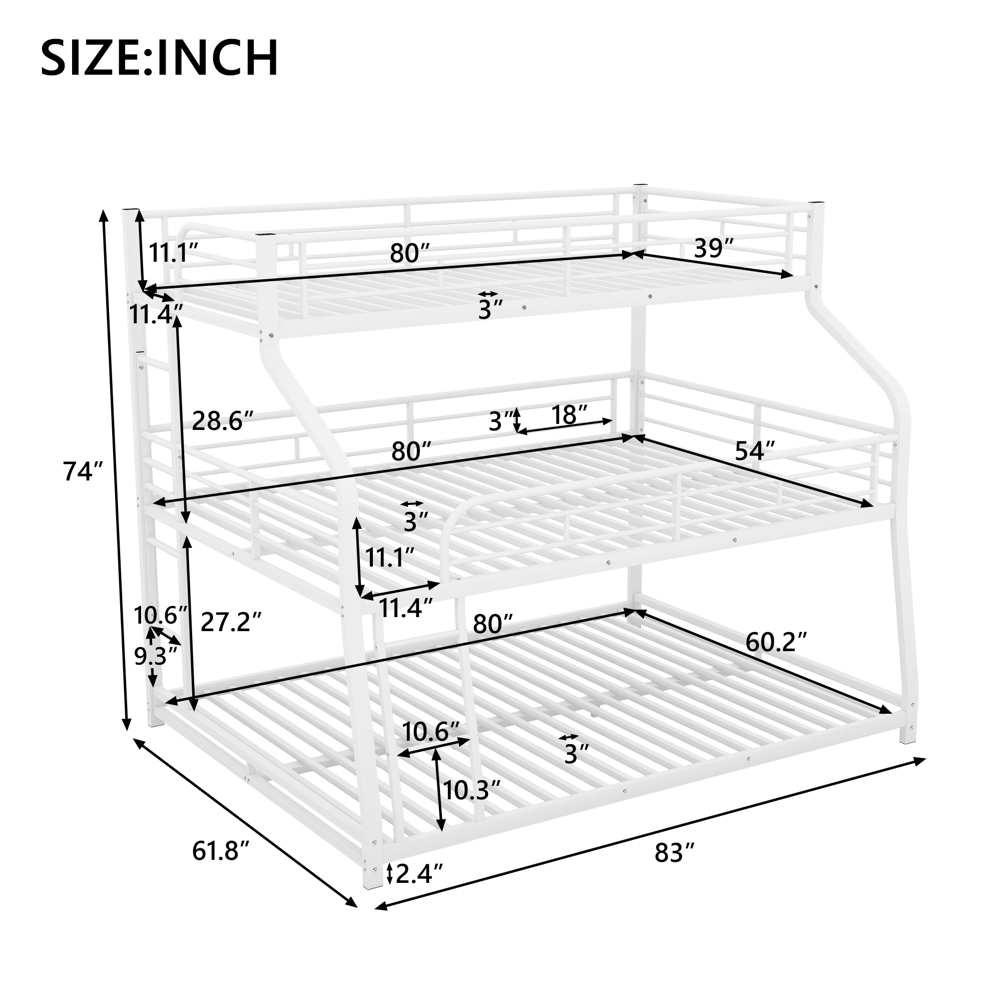 Qualler BWM000609K Bunk-Beds - View #9