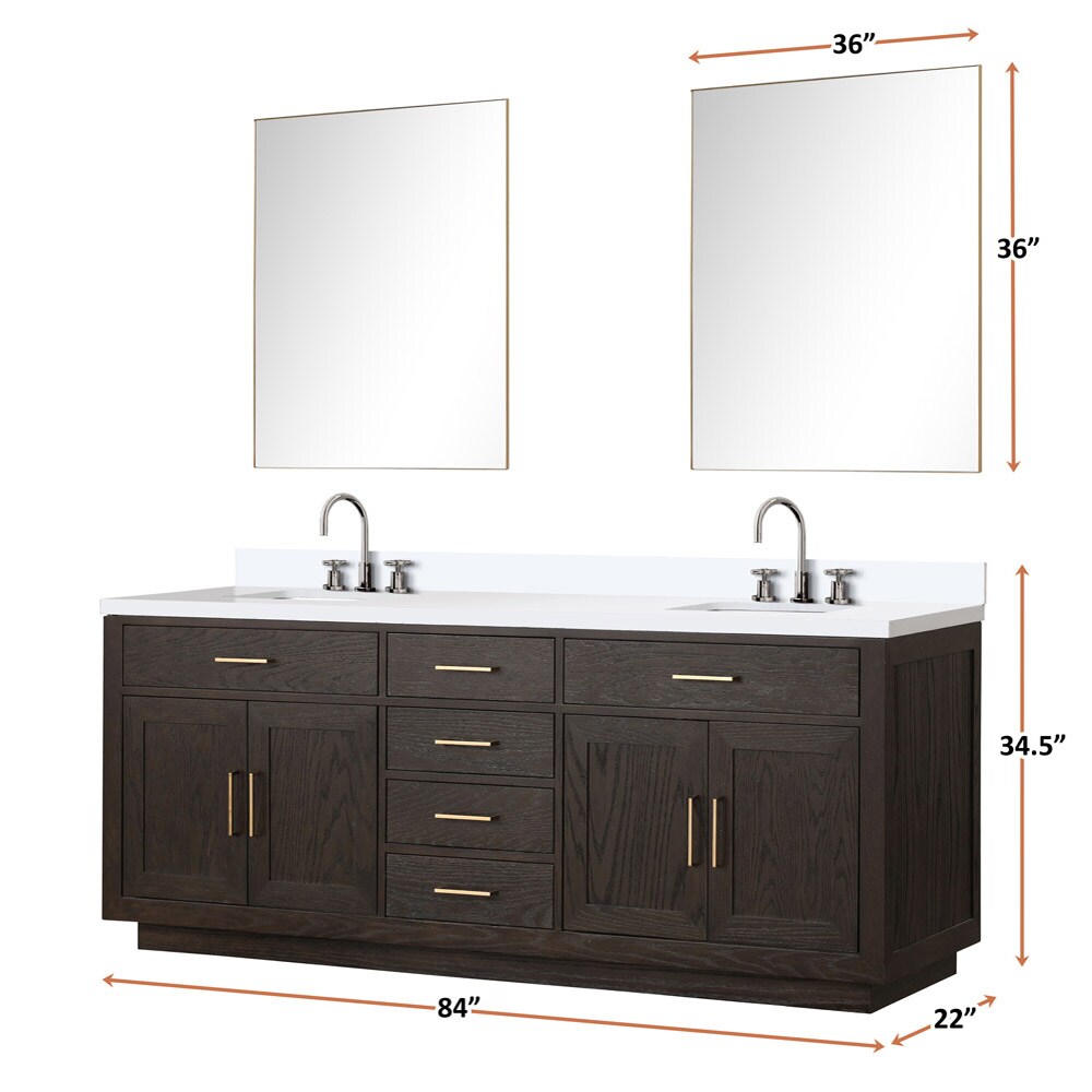 Lexora LVGI84DK301 Bath-Vanity-Combo - View #6