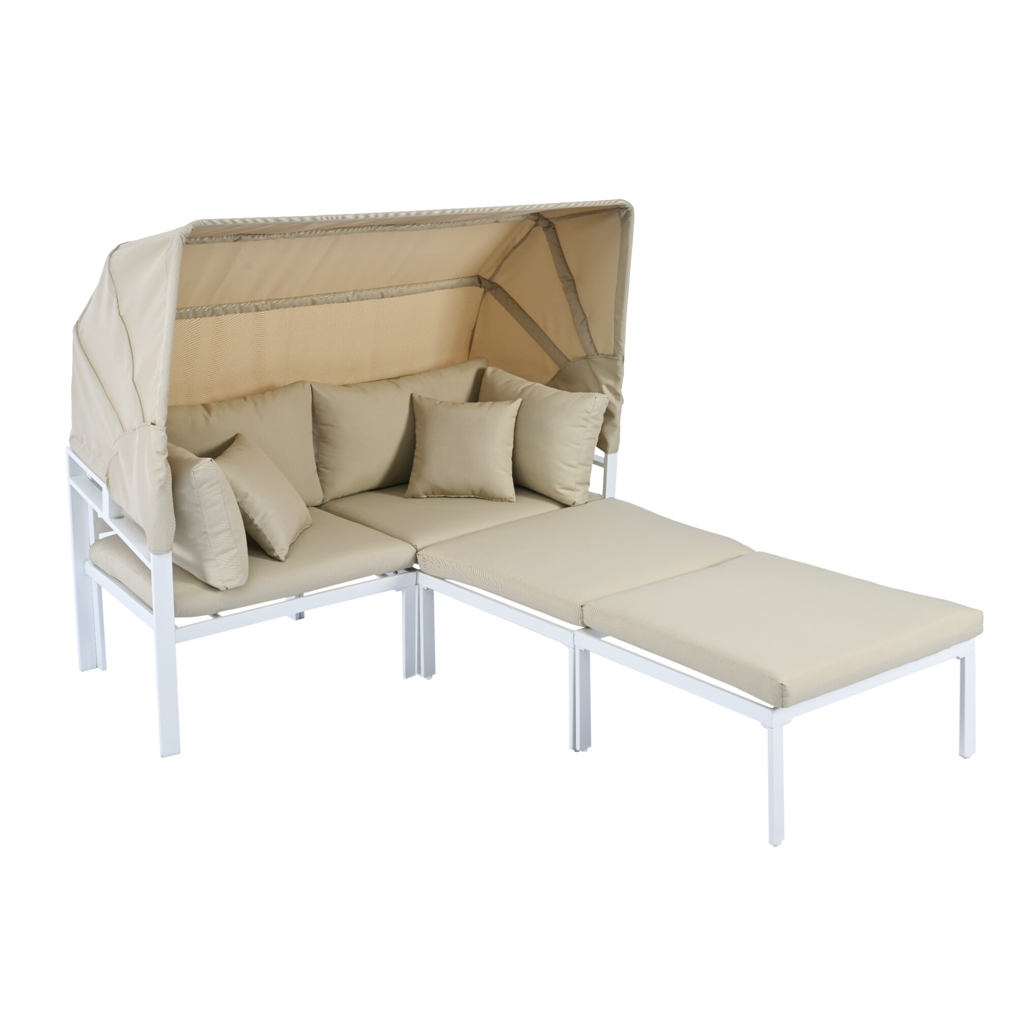 Direct Wicker DWL-25AAA-BE Patio-Sofas-Daybeds - View #6