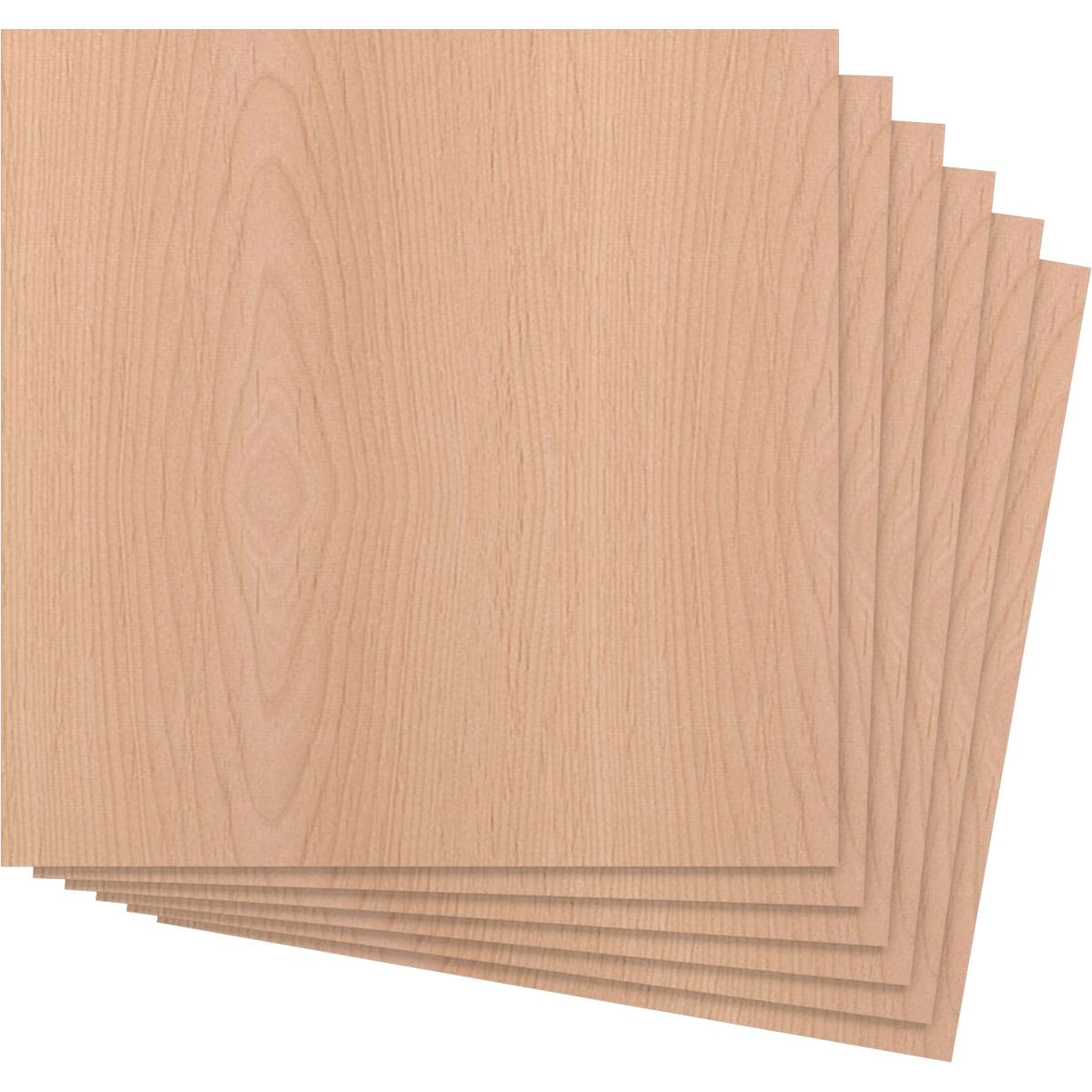 Ekena Millwork HBW24X24X375BAL 23-3/4-in x 23-3/4-in Smooth Paintable/Stainable Wood Wall Panel ( 6 -Pack, Covers 3.92-sq ft )