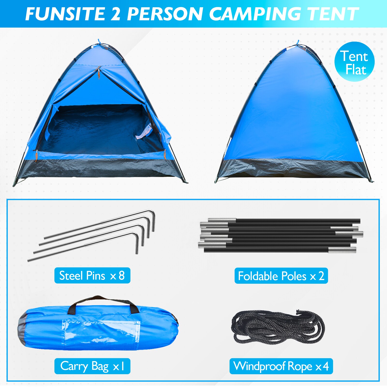 GARSING MAN-DOPA-2P-BLUE tents - View #3
