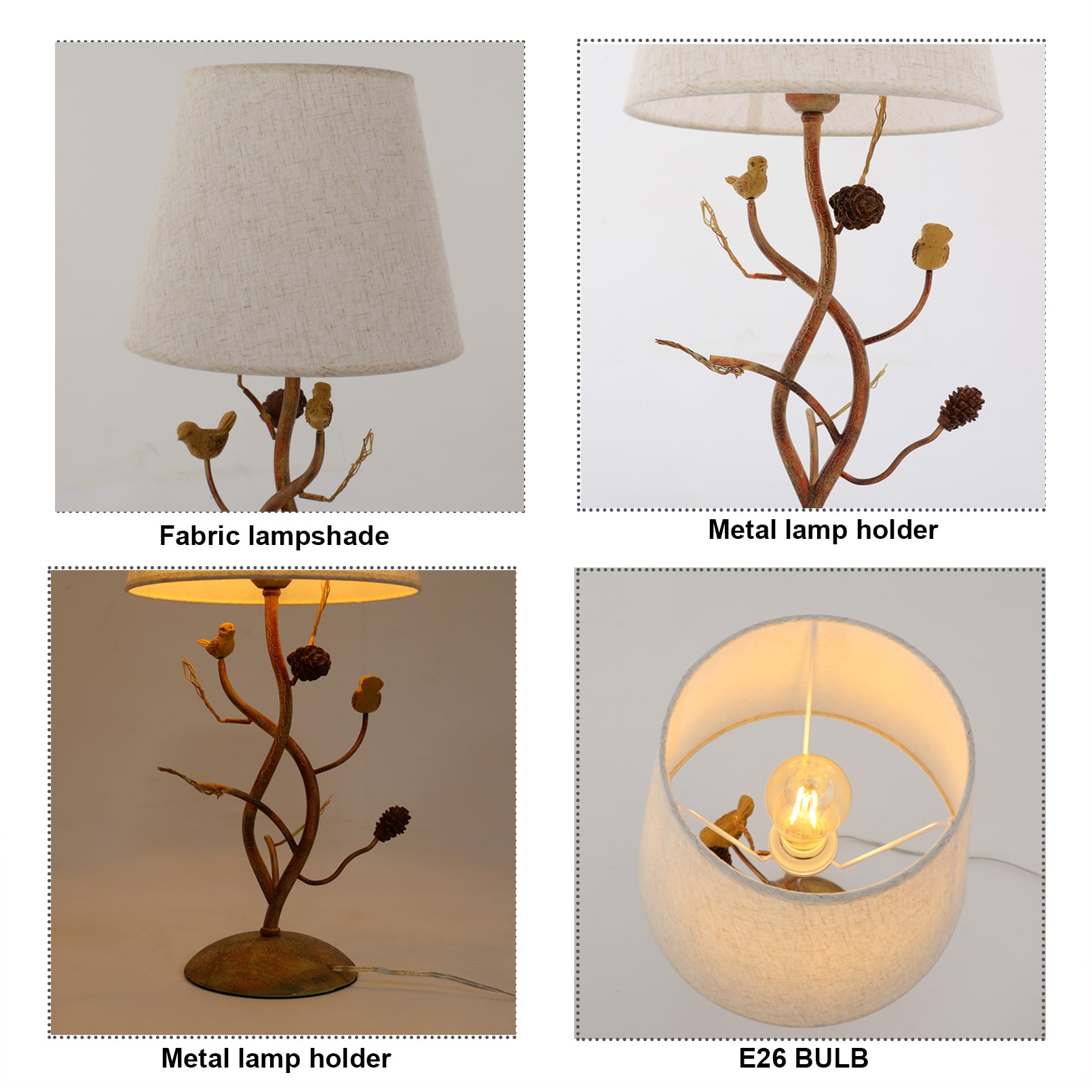Oukaning HG-HCXLST-3732 Table-Lamps - View #5