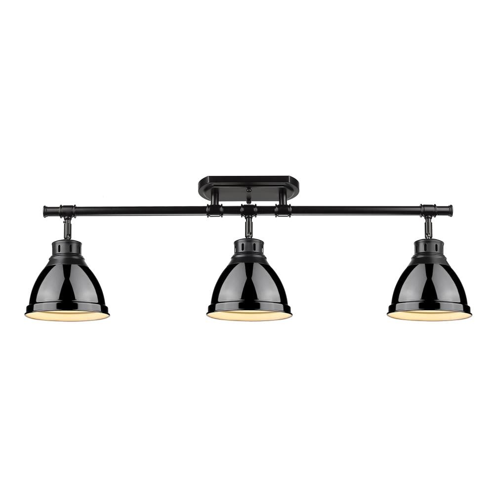 Golden Lighting 3602-3SF BLK-BK flushmounts - View #4