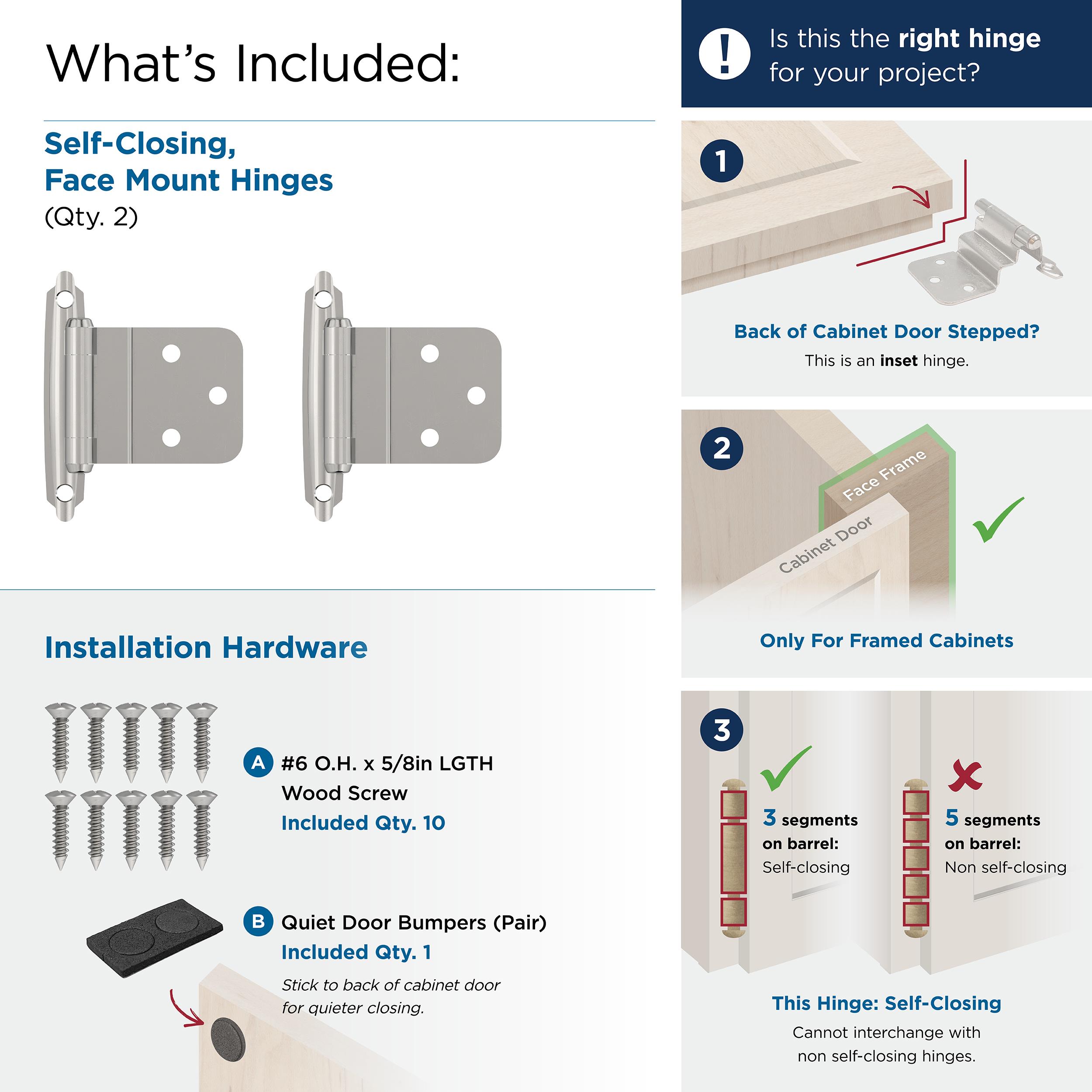 Amerock BPR342826 Cabinet-Hinges - View #6