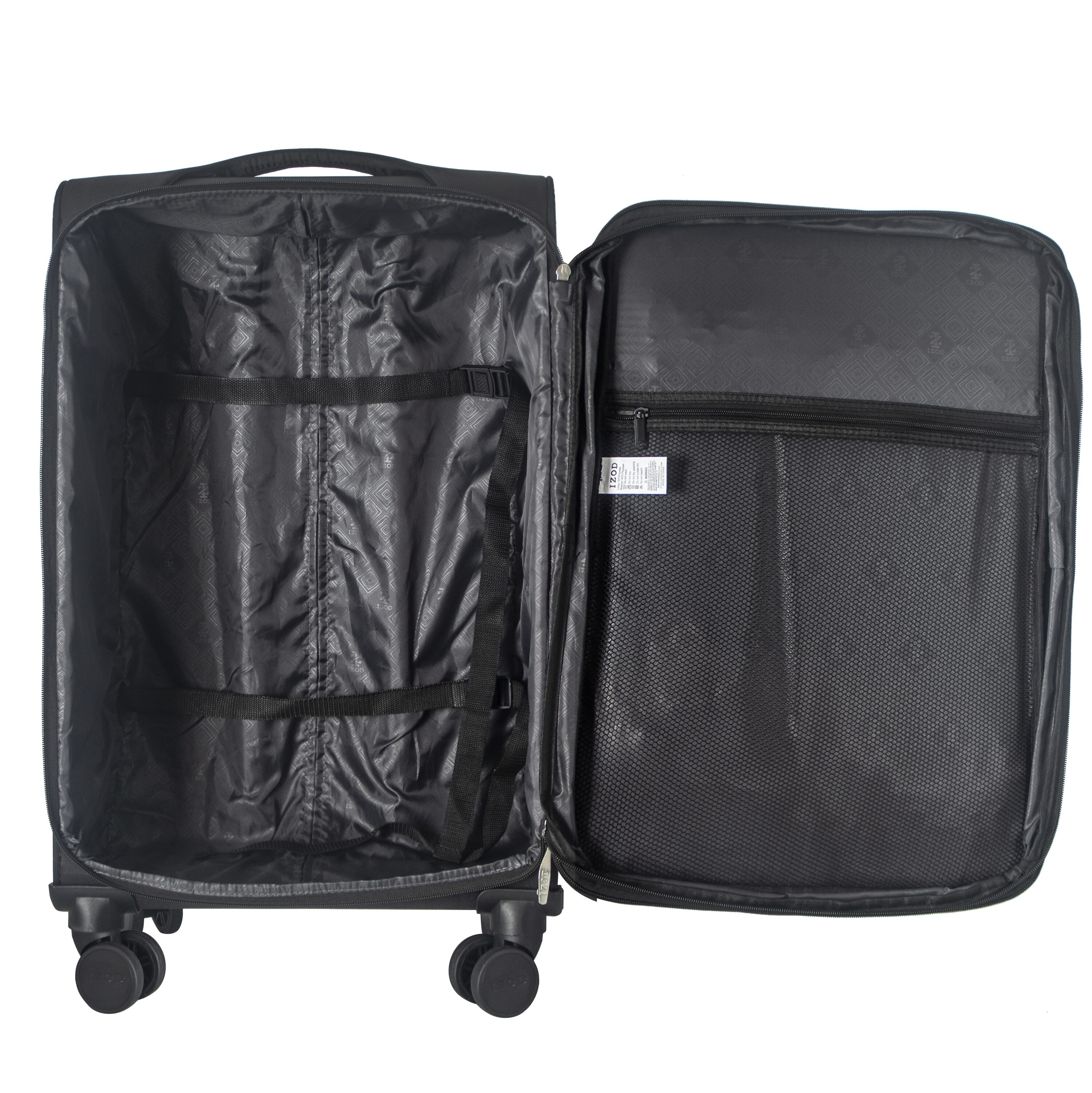ovy OriginalCottonPackLongSleeve2枚セット IZOD Ocean 3 Piece Soft Shell Lightweight Expandable Luggage Set