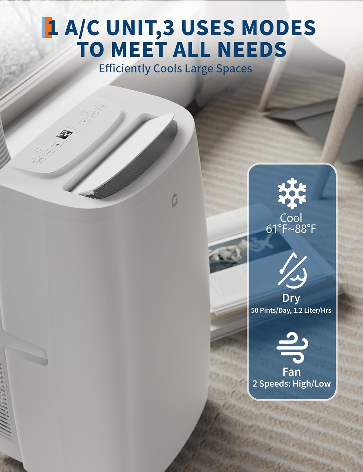 Qeetex LXLS2-PHO-10FJCHDM Portable-Air-Conditioners - View #4