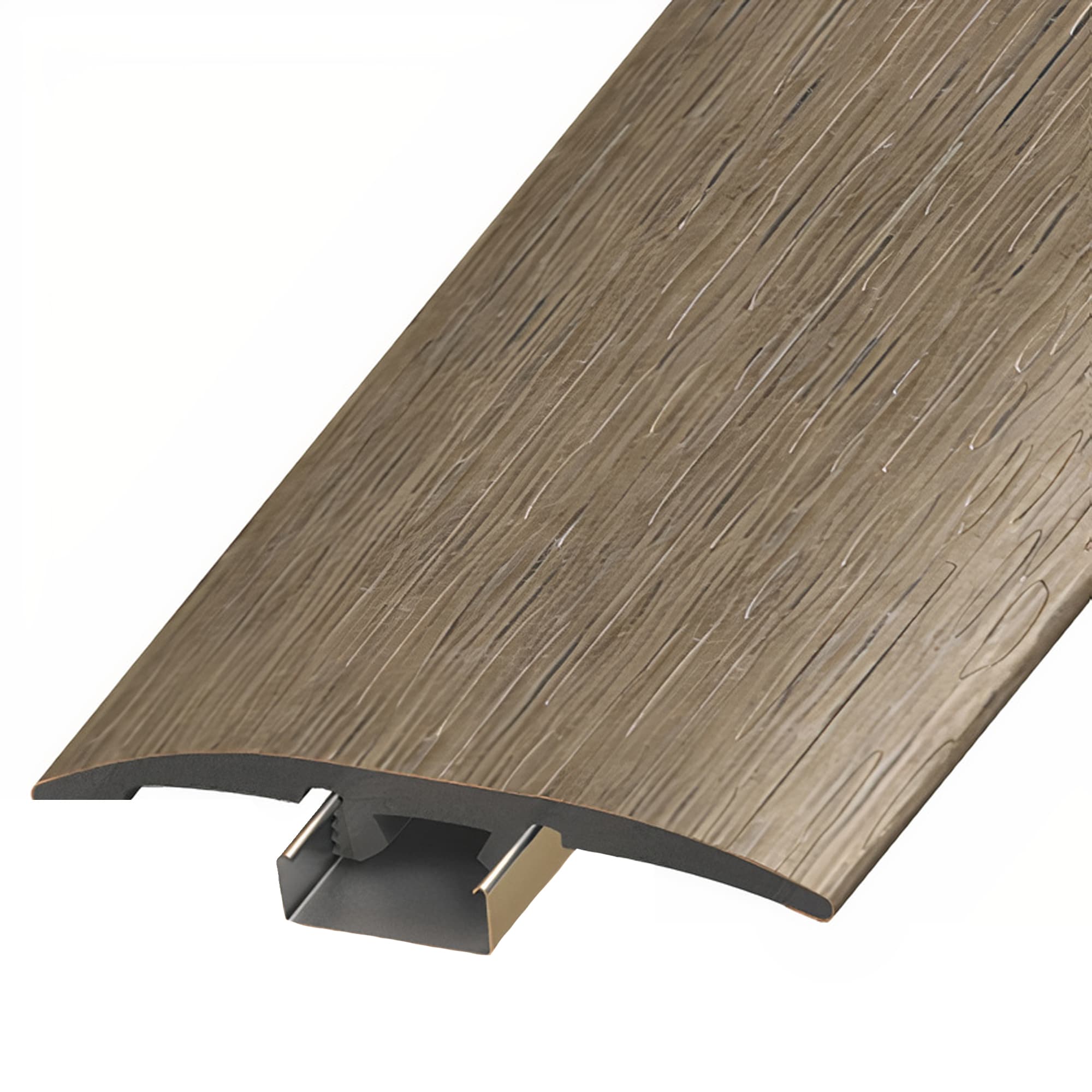 Element Flooring E20044TIO Clermont Ducor 0.375-in T x 2-in W x 94-in L Vinyl 3-in-1 T-moulding/Reducer/Endcap