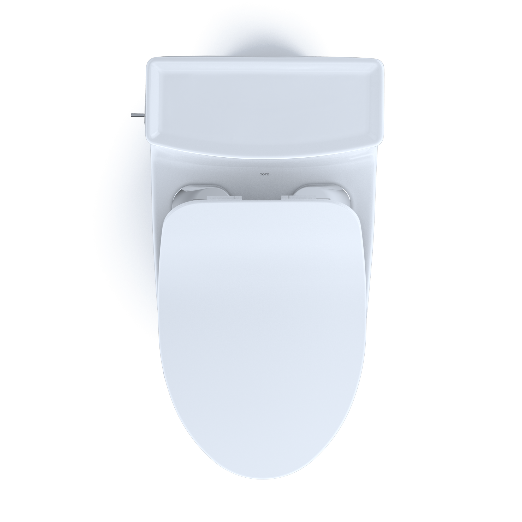 White Elongated One-Piece High Efficiency Toilet