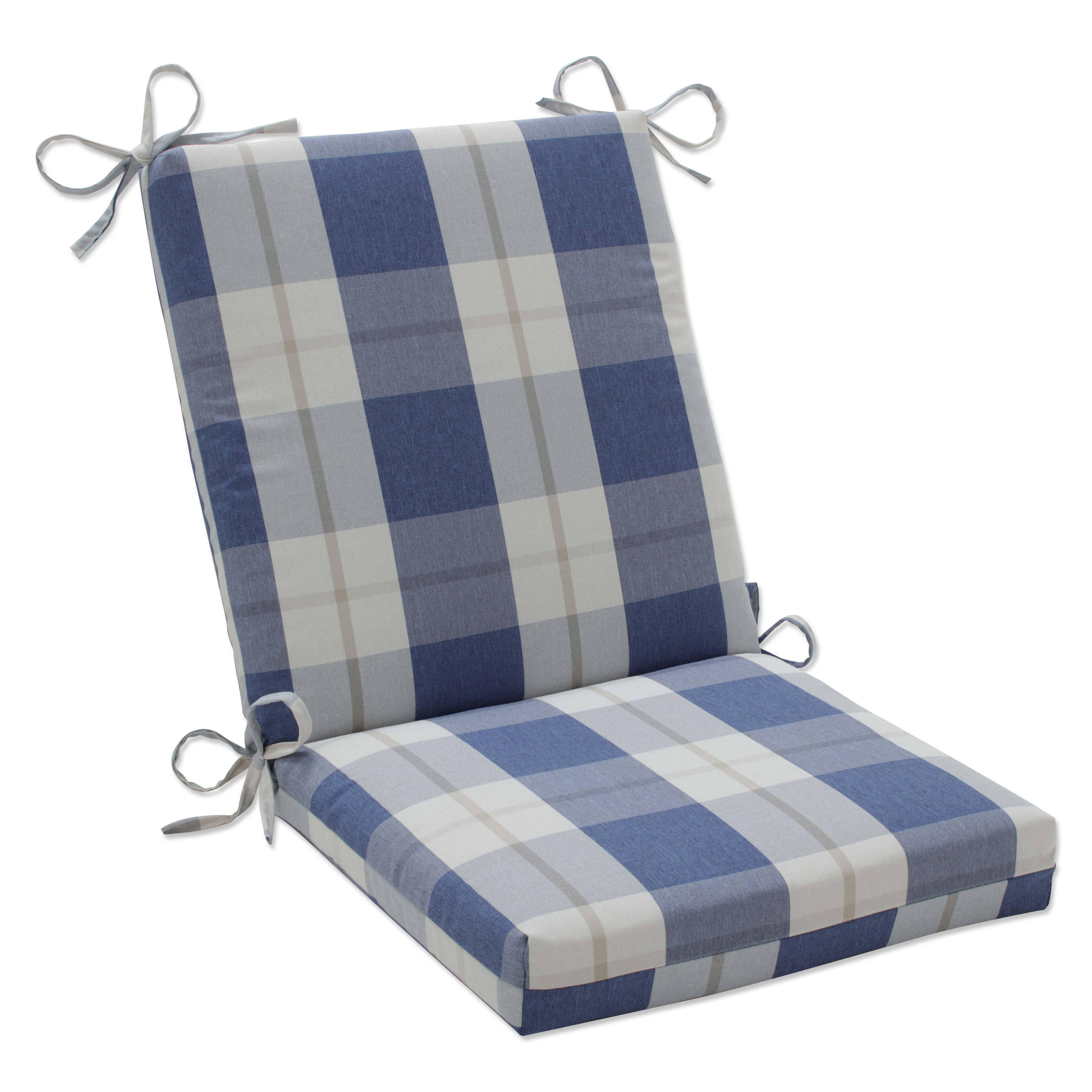 Pillow Perfect - 36.5 X 18 Indoor Outdoor Squared Corners Chair