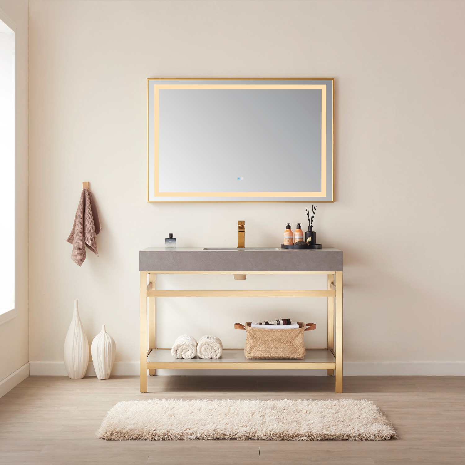 Vinnova 802548-LED-BG Framed-Bath-Mirrors - View #7