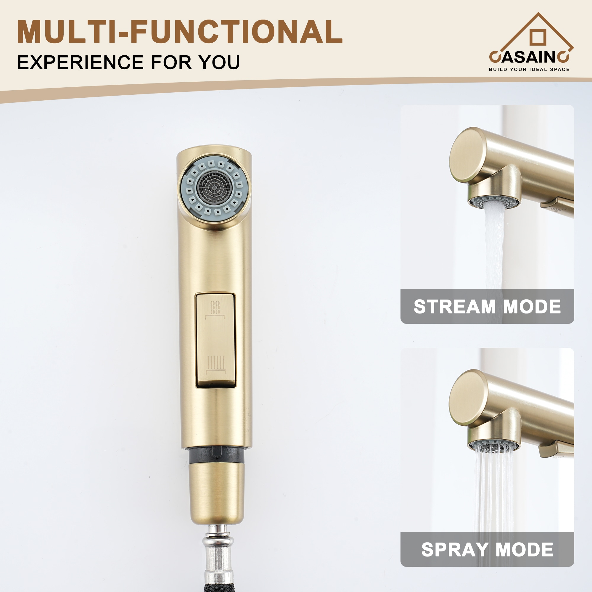 CASAINC CA-D4176-BG Kitchen-Faucets - View #6