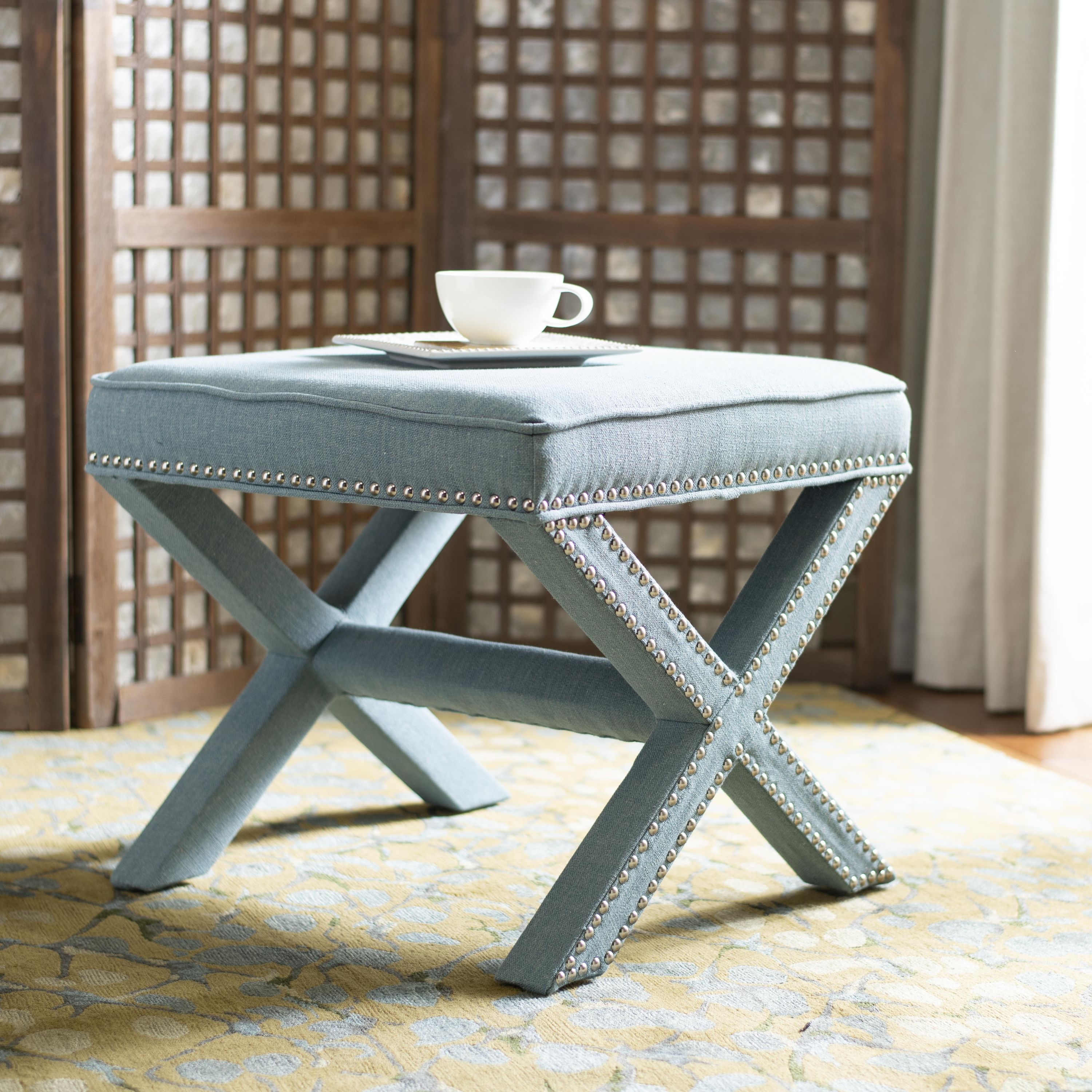Safavieh MCR4589S Indoor-Ottomans - View #2