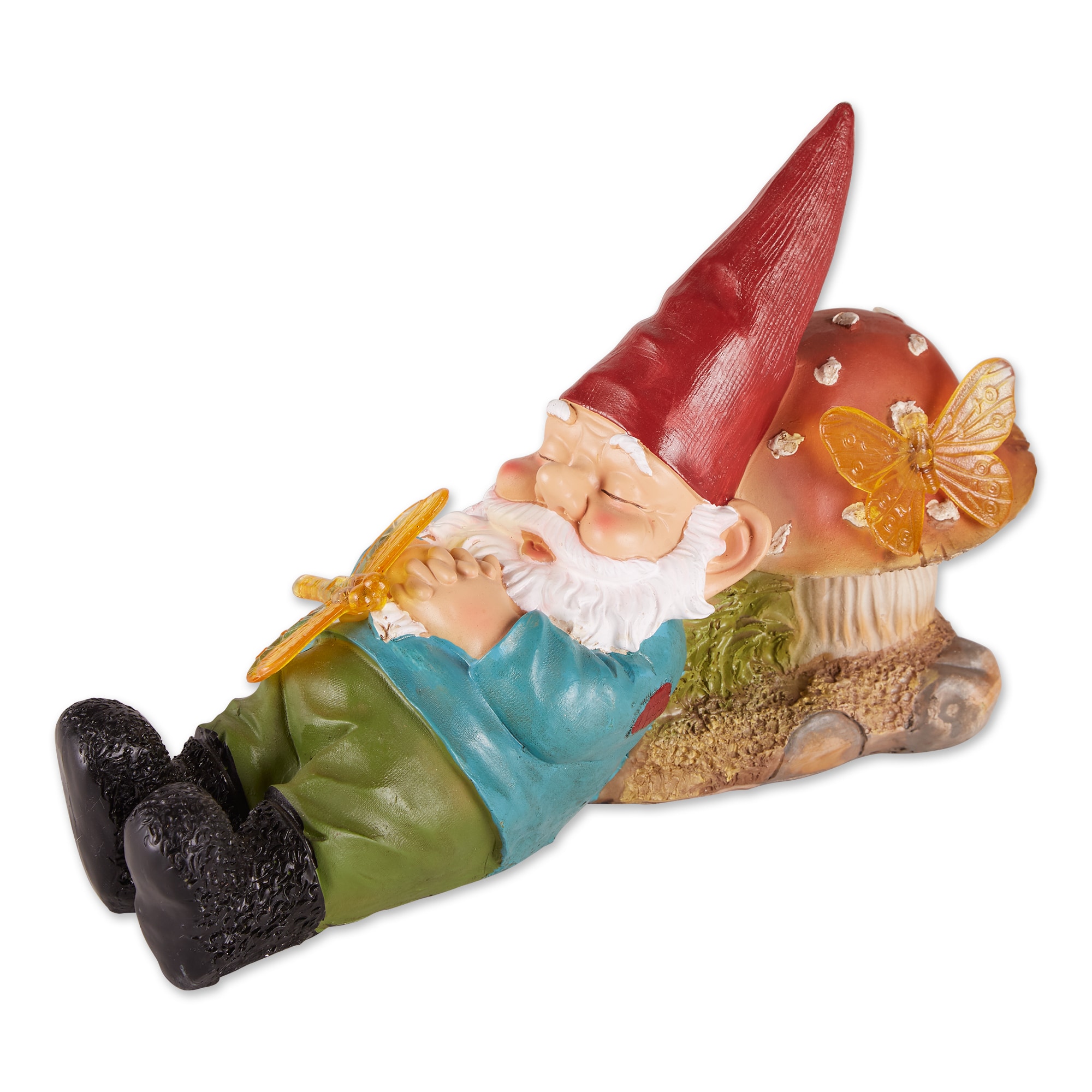 Zingz & Thingz 4504701V 8-Inches H x 5.5-Inches W Multiple colors/finishes Gnome Garden Statue